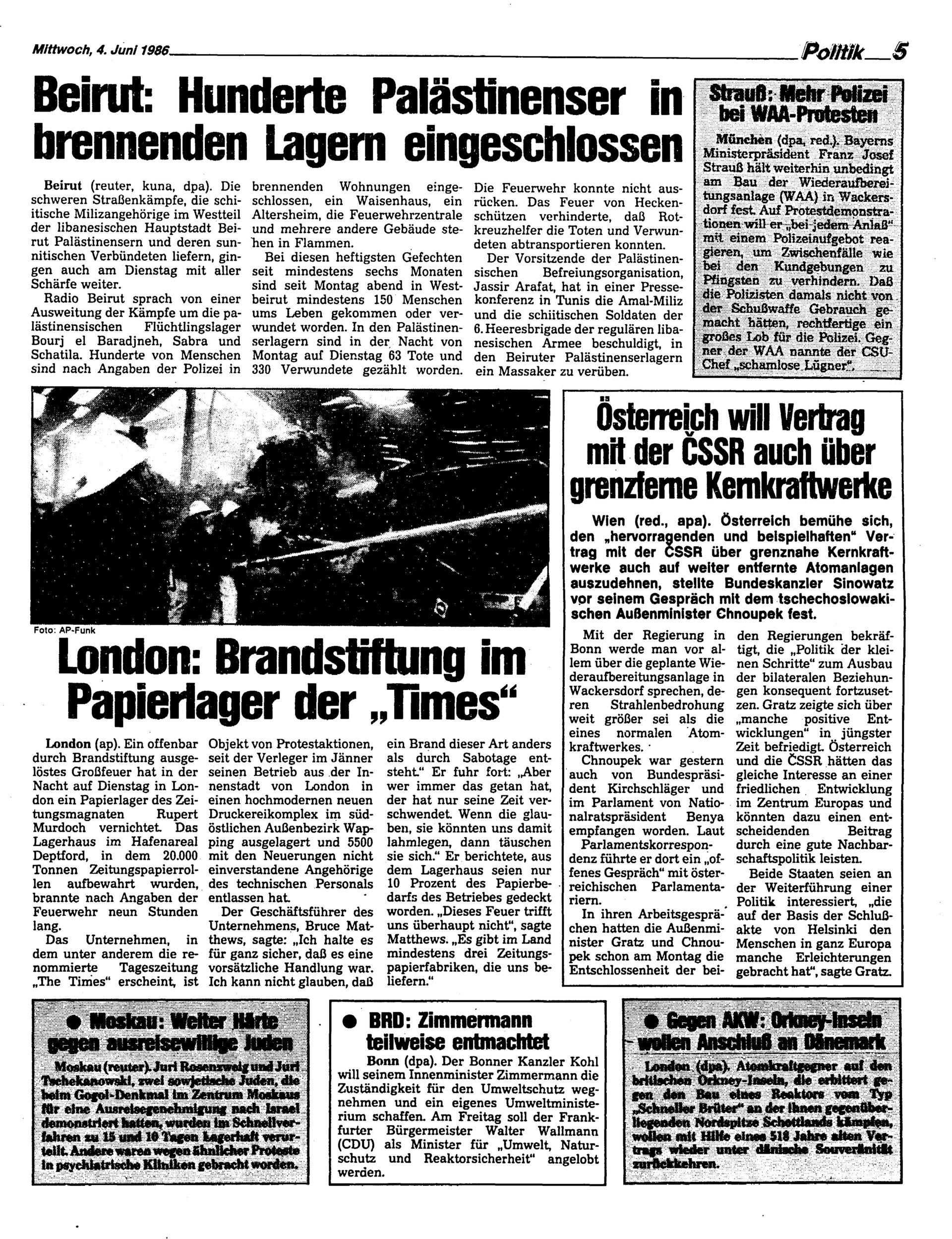 Ausgabe Mi. 04.06.1986, Seite 5
