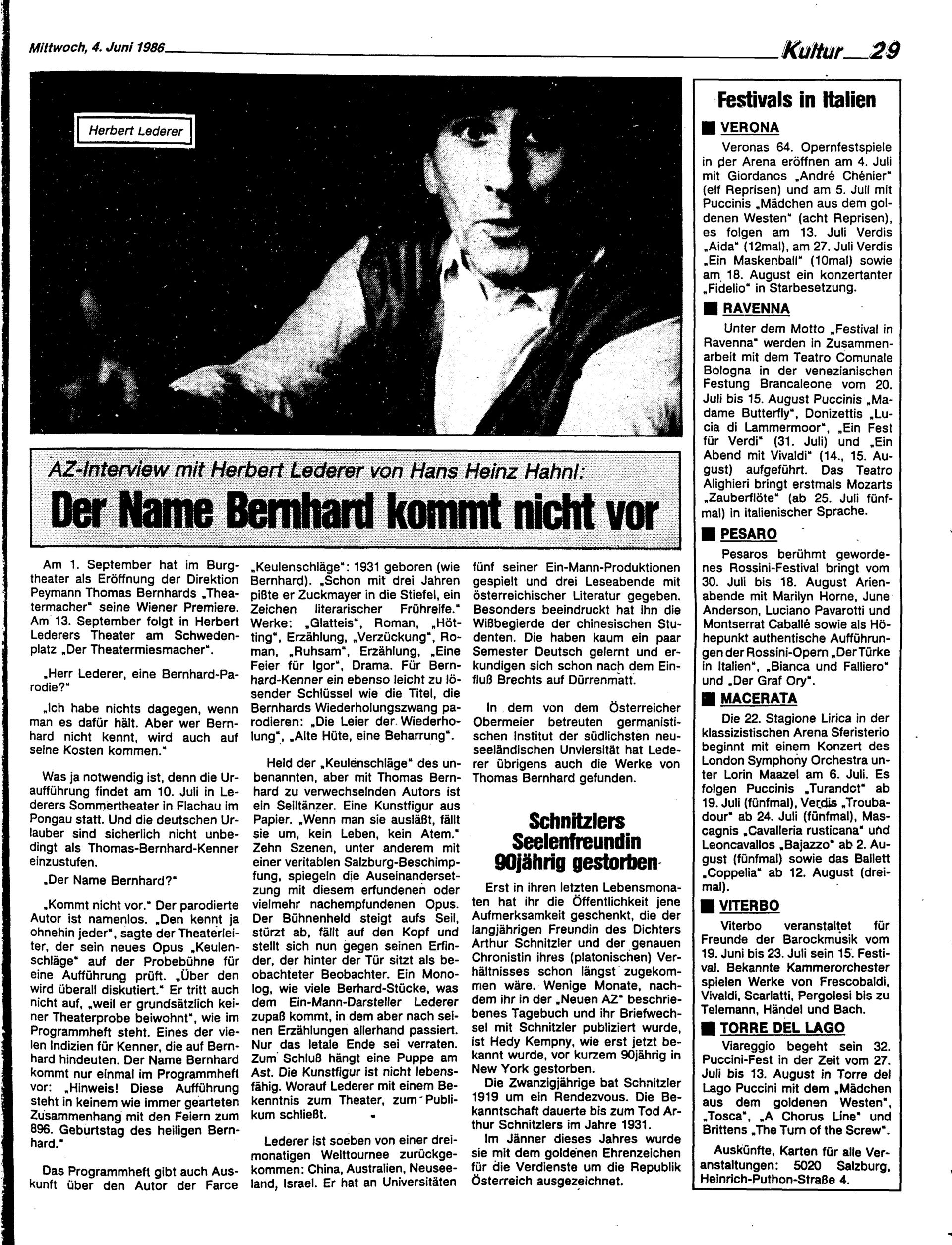 Ausgabe Mi. 04.06.1986, Seite 29