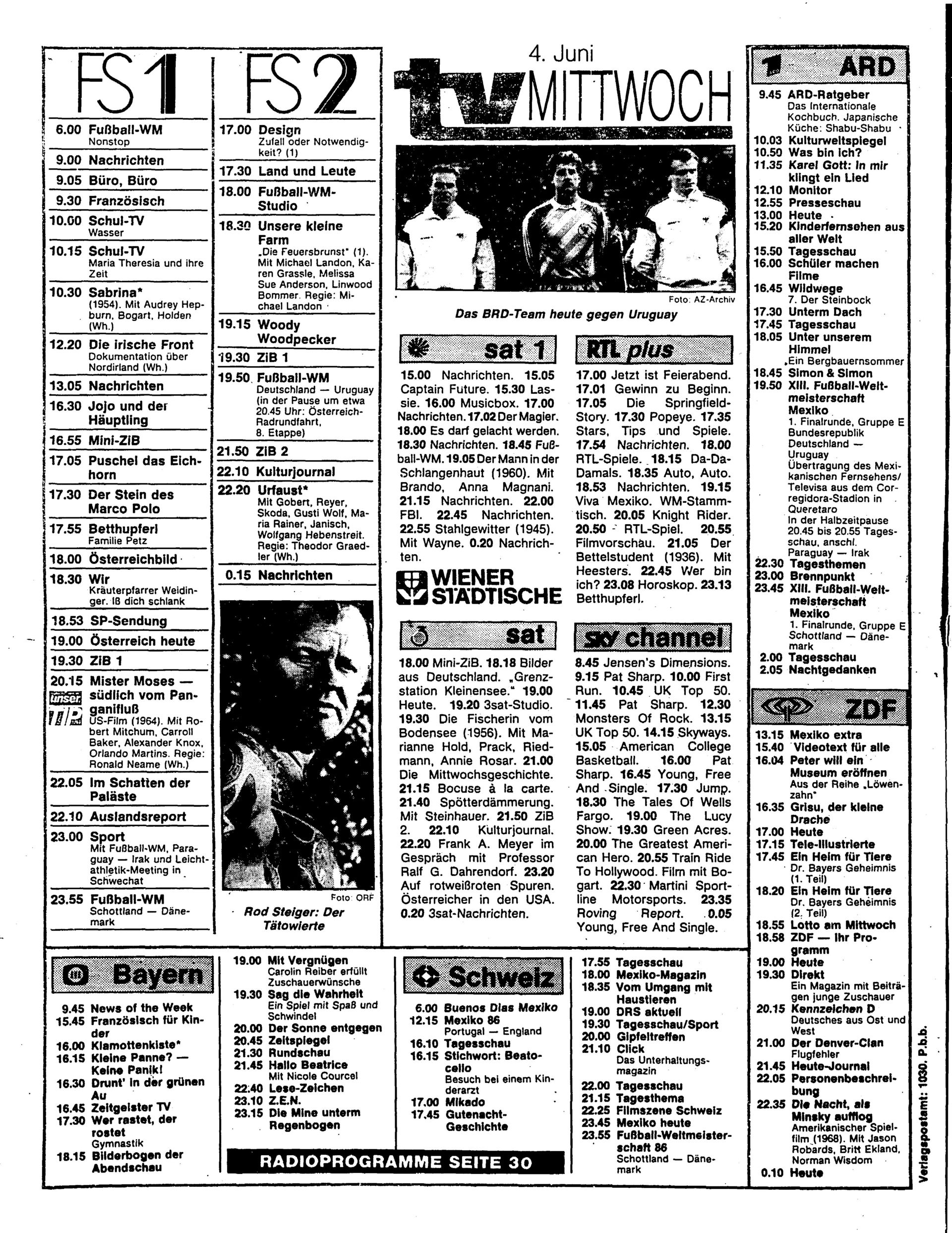 Ausgabe Mi. 04.06.1986, Seite 33