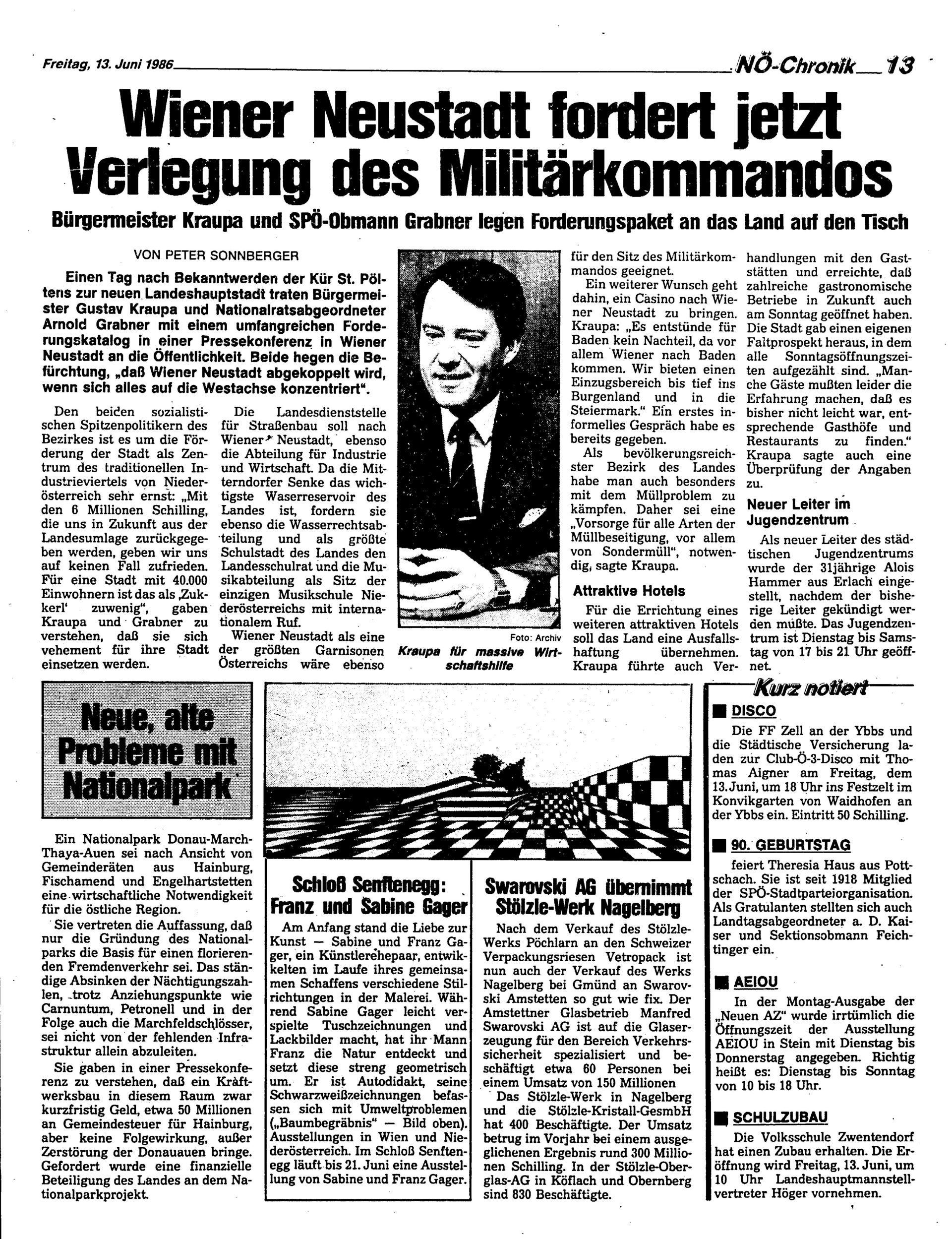 Ausgabe Fr. 13.06.1986, Seite 13