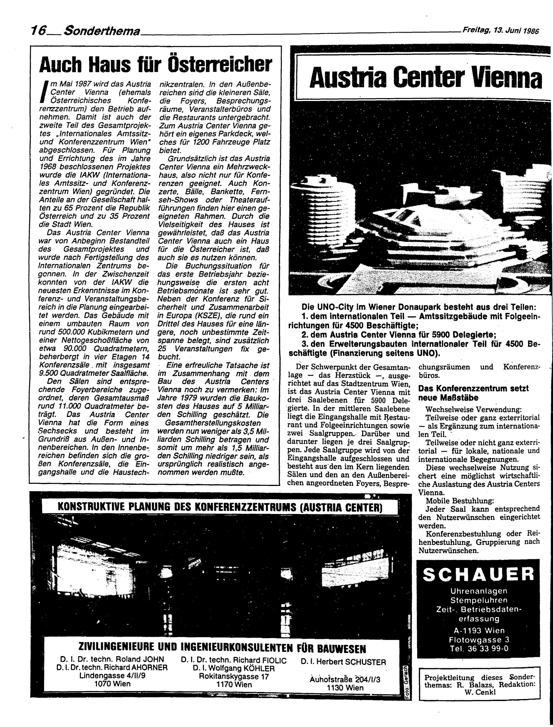 Ausgabe Fr. 13.06.1986, Seite 16