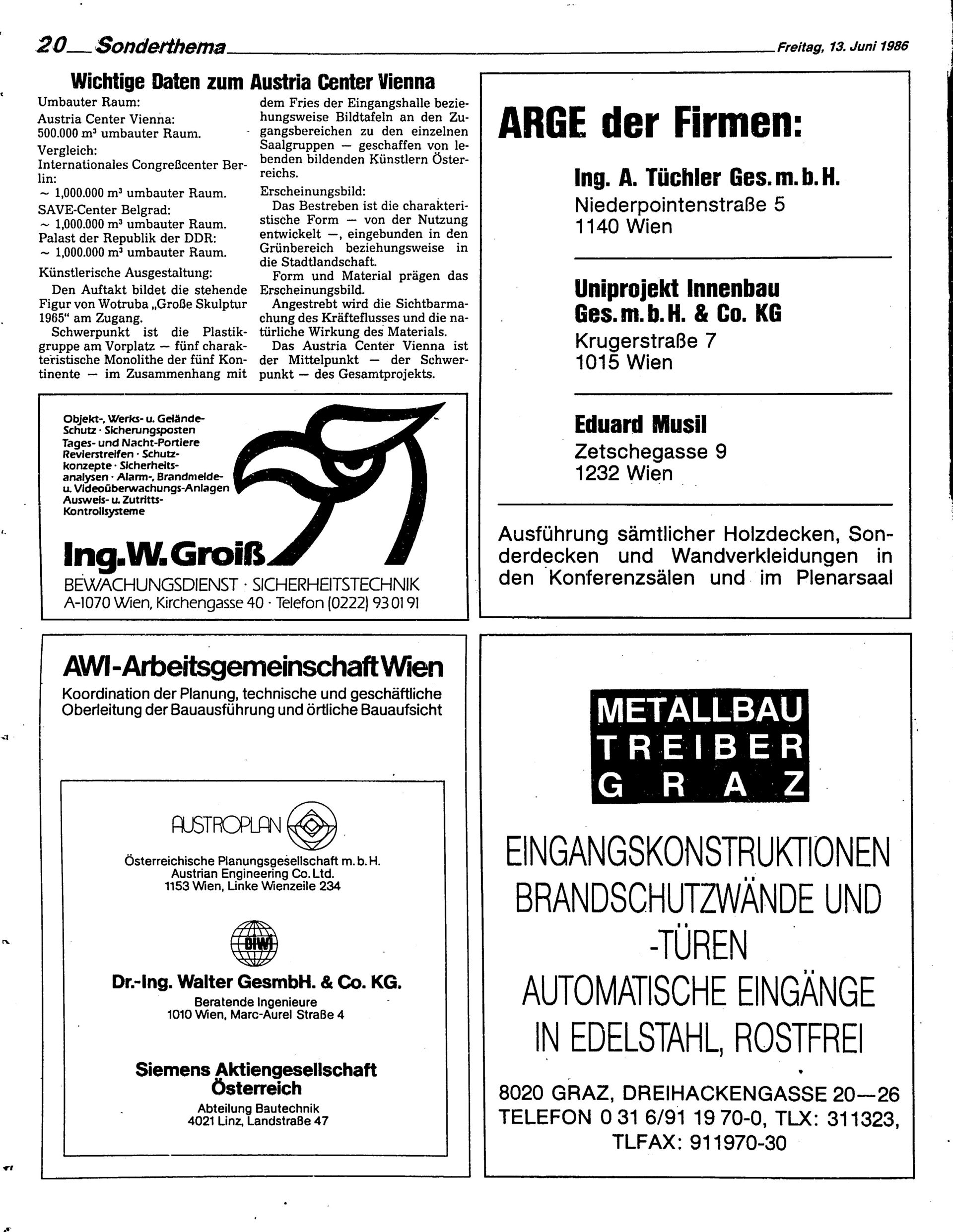 Ausgabe Fr. 13.06.1986, Seite 20