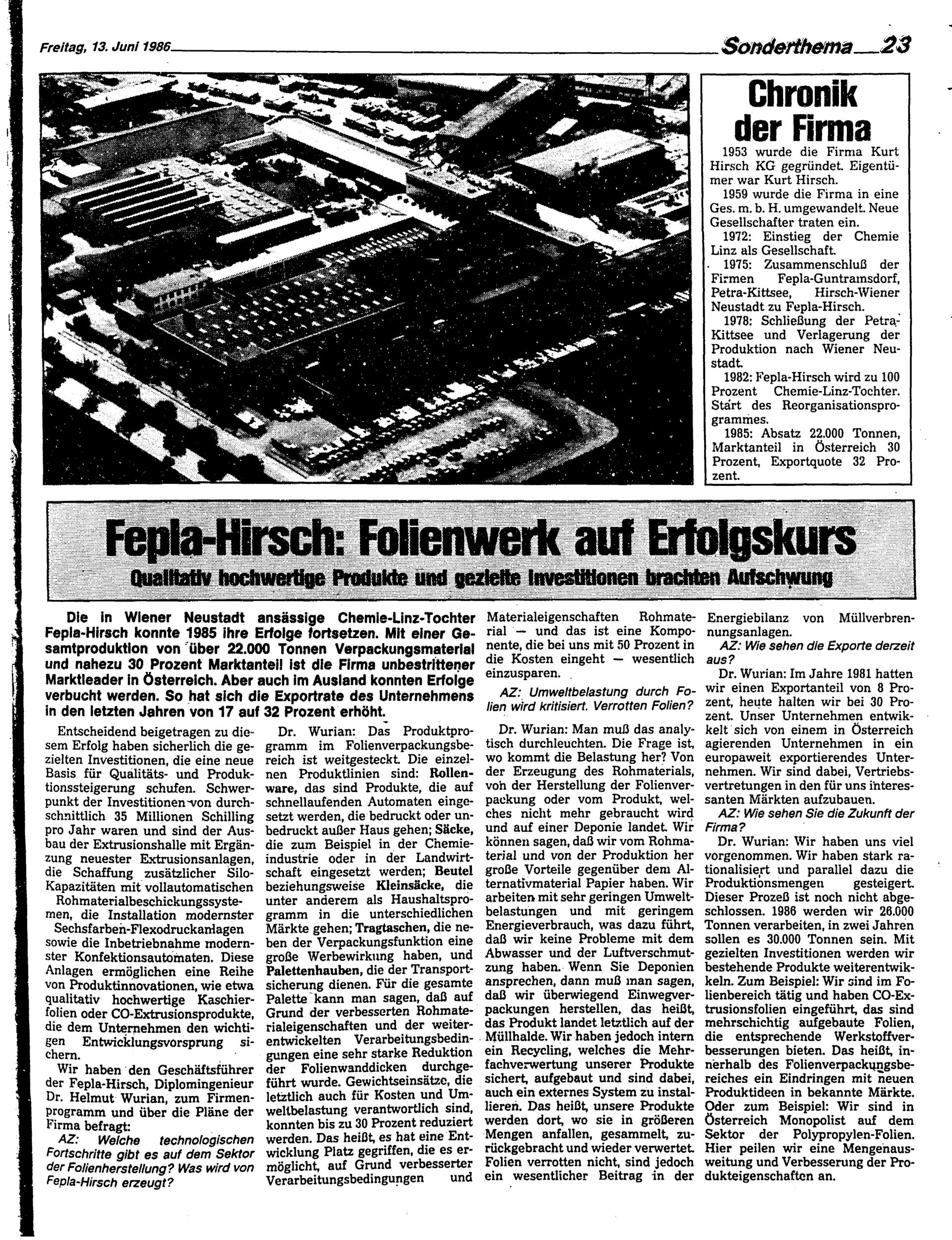 Ausgabe Fr. 13.06.1986, Seite 23