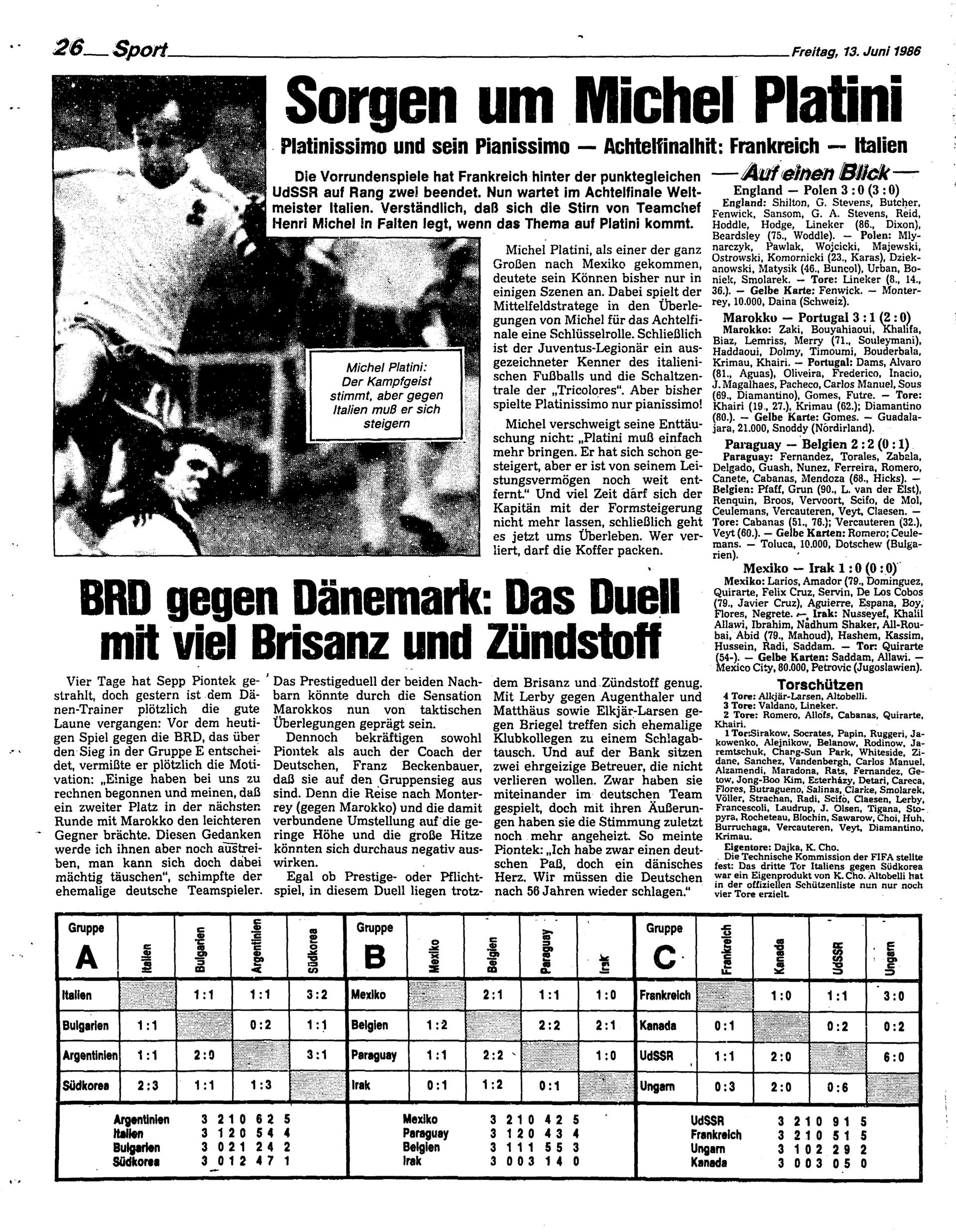 Ausgabe Fr. 13.06.1986, Seite 26