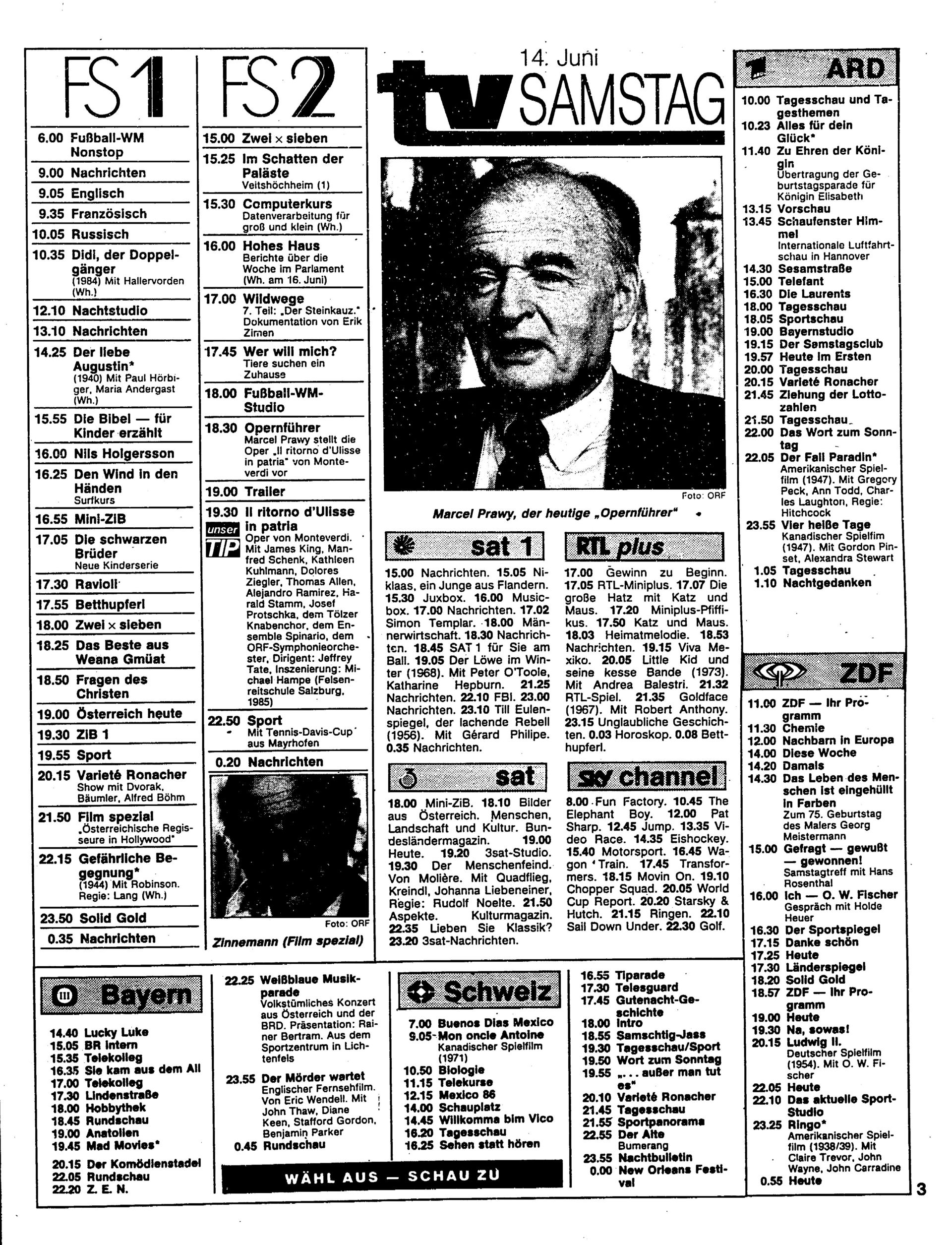 Beilage 1 Fr. 13.06.1986, Seite 3