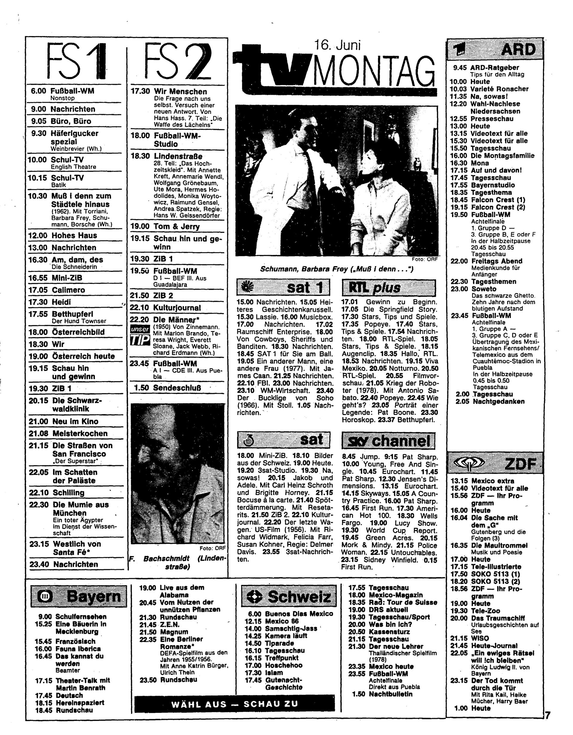 Beilage 1 Fr. 13.06.1986, Seite 7
