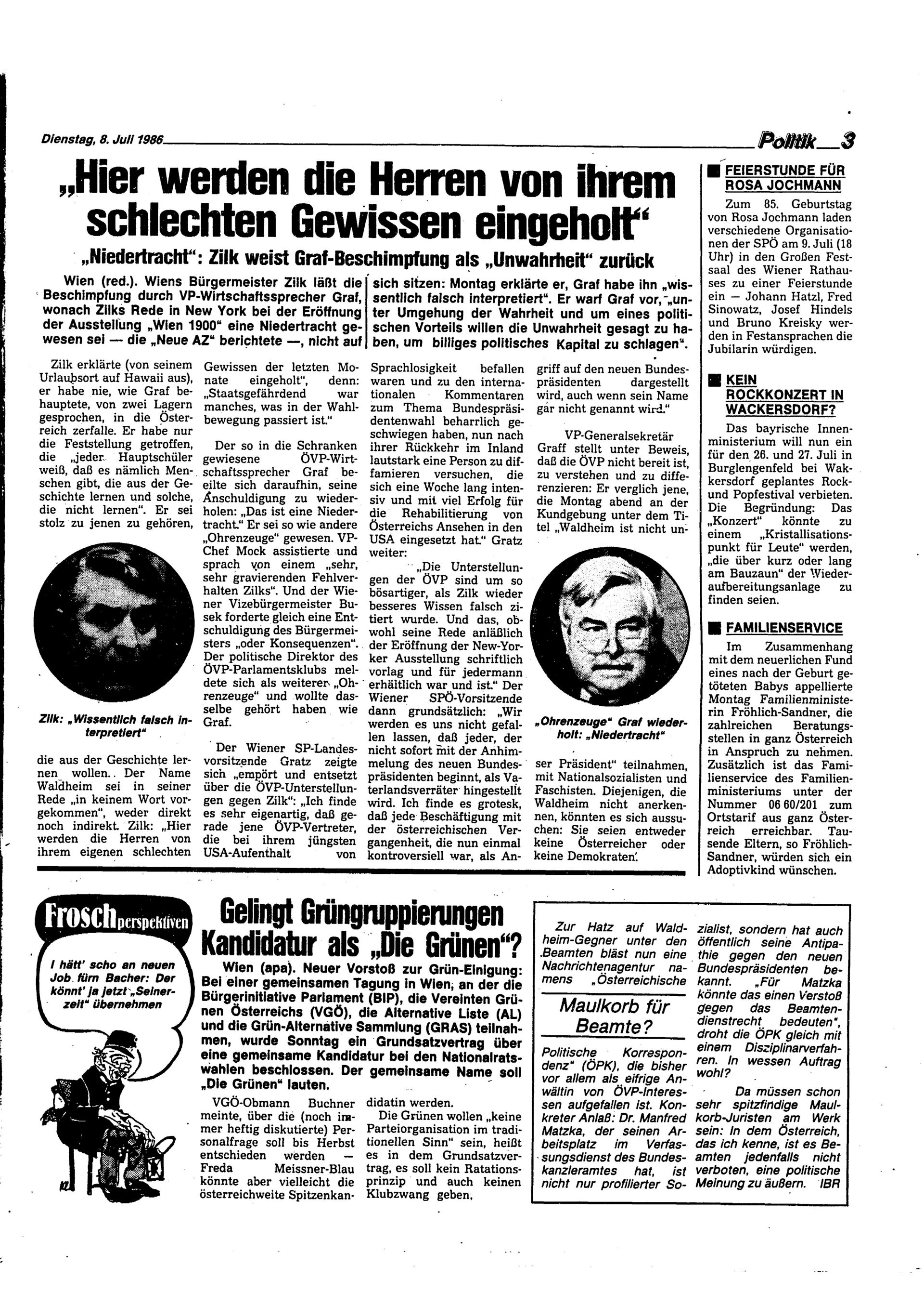 Ausgabe Di. 08.07.1986, Seite 3