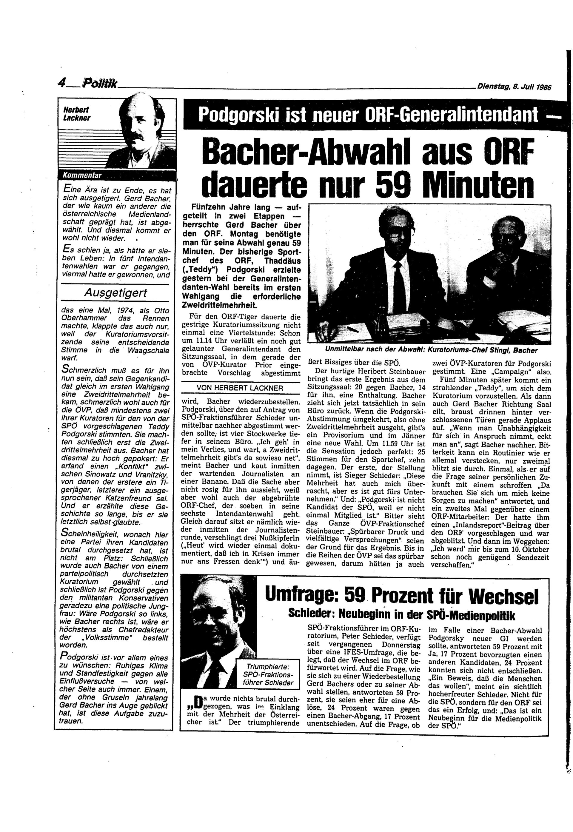 Ausgabe Di. 08.07.1986, Seite 4