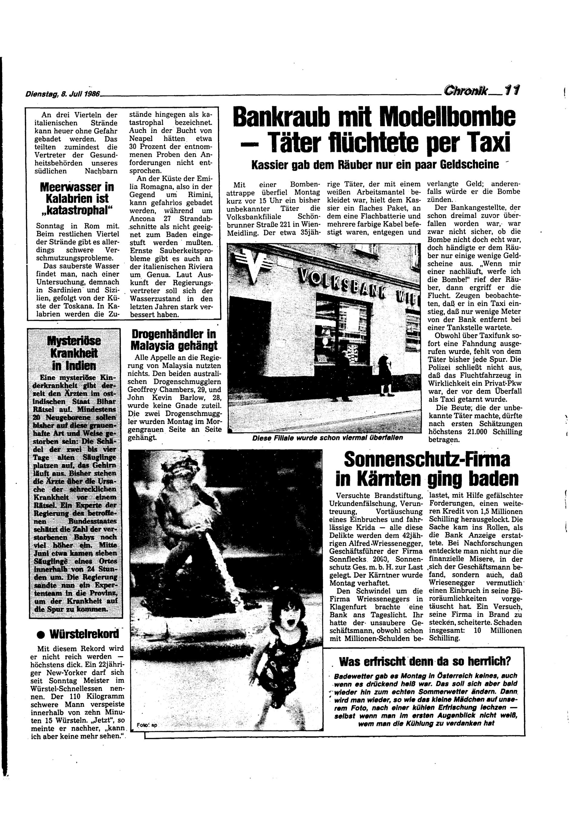 Ausgabe Di. 08.07.1986, Seite 11