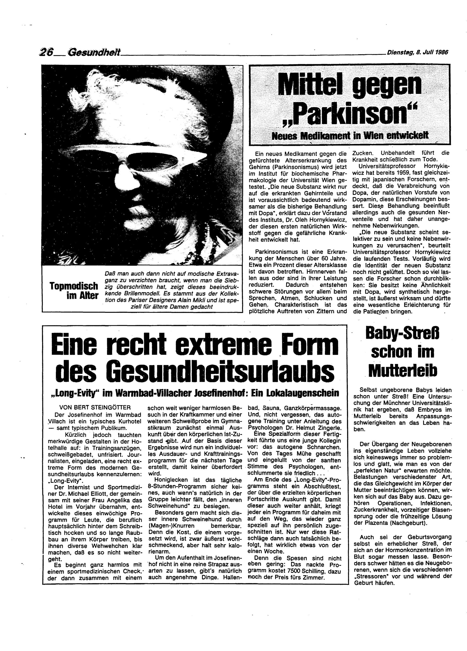 Ausgabe Di. 08.07.1986, Seite 26