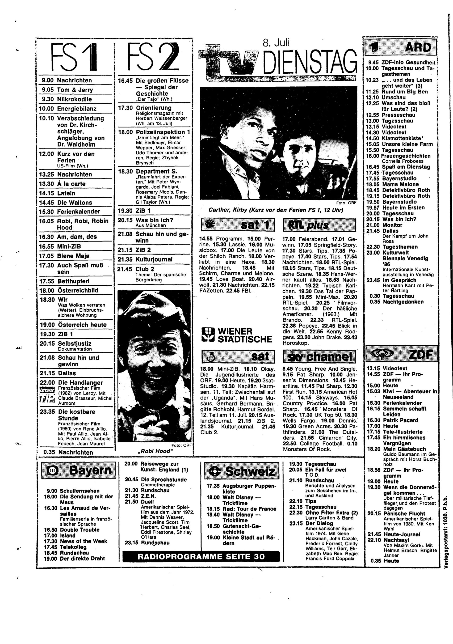 Ausgabe Di. 08.07.1986, Seite 32