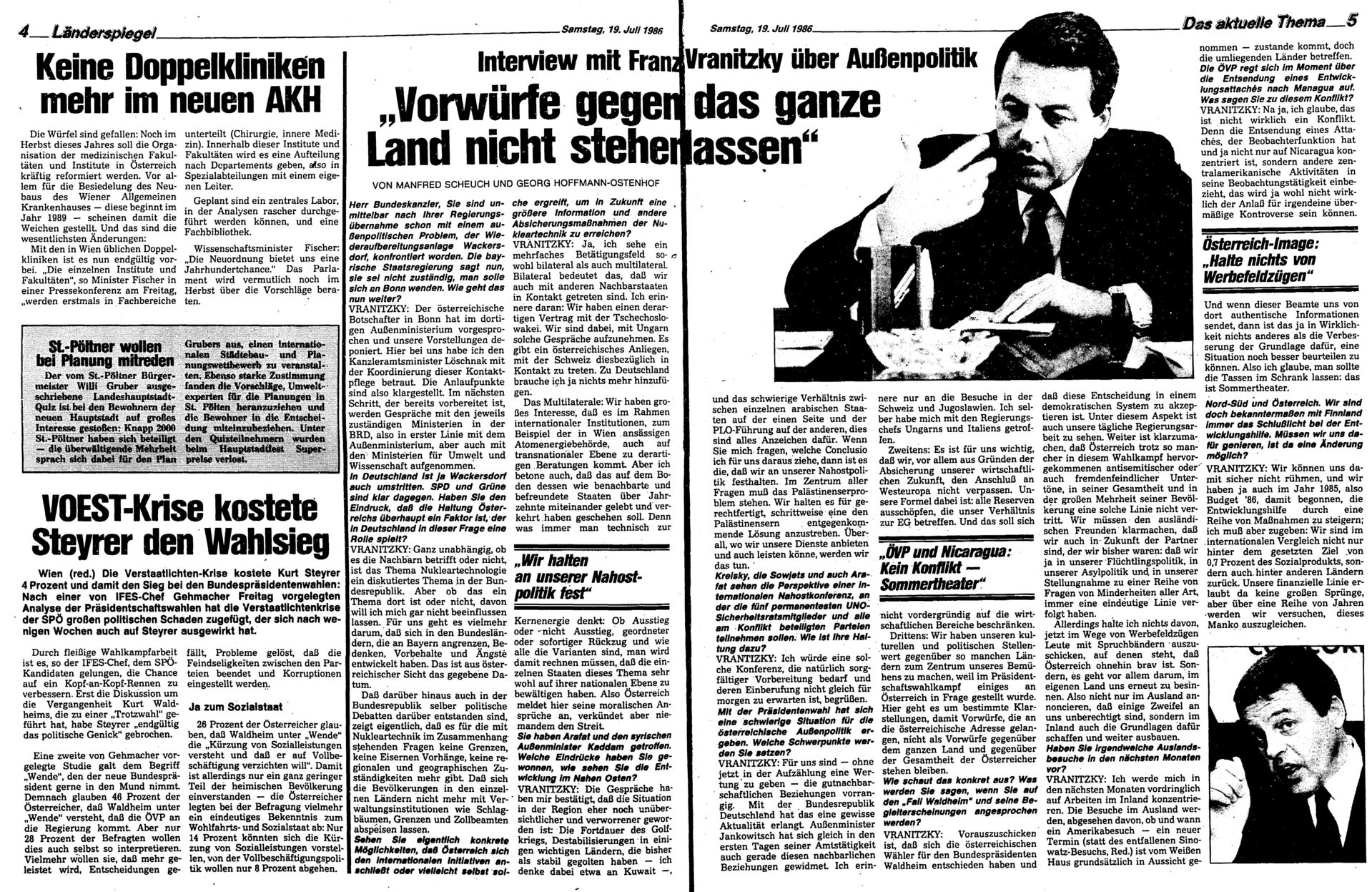 Ausgabe Sa. 19.07.1986, Seite 4