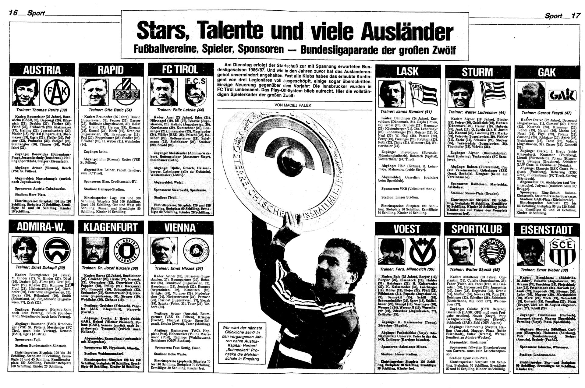 Ausgabe Sa. 19.07.1986, Seite 16