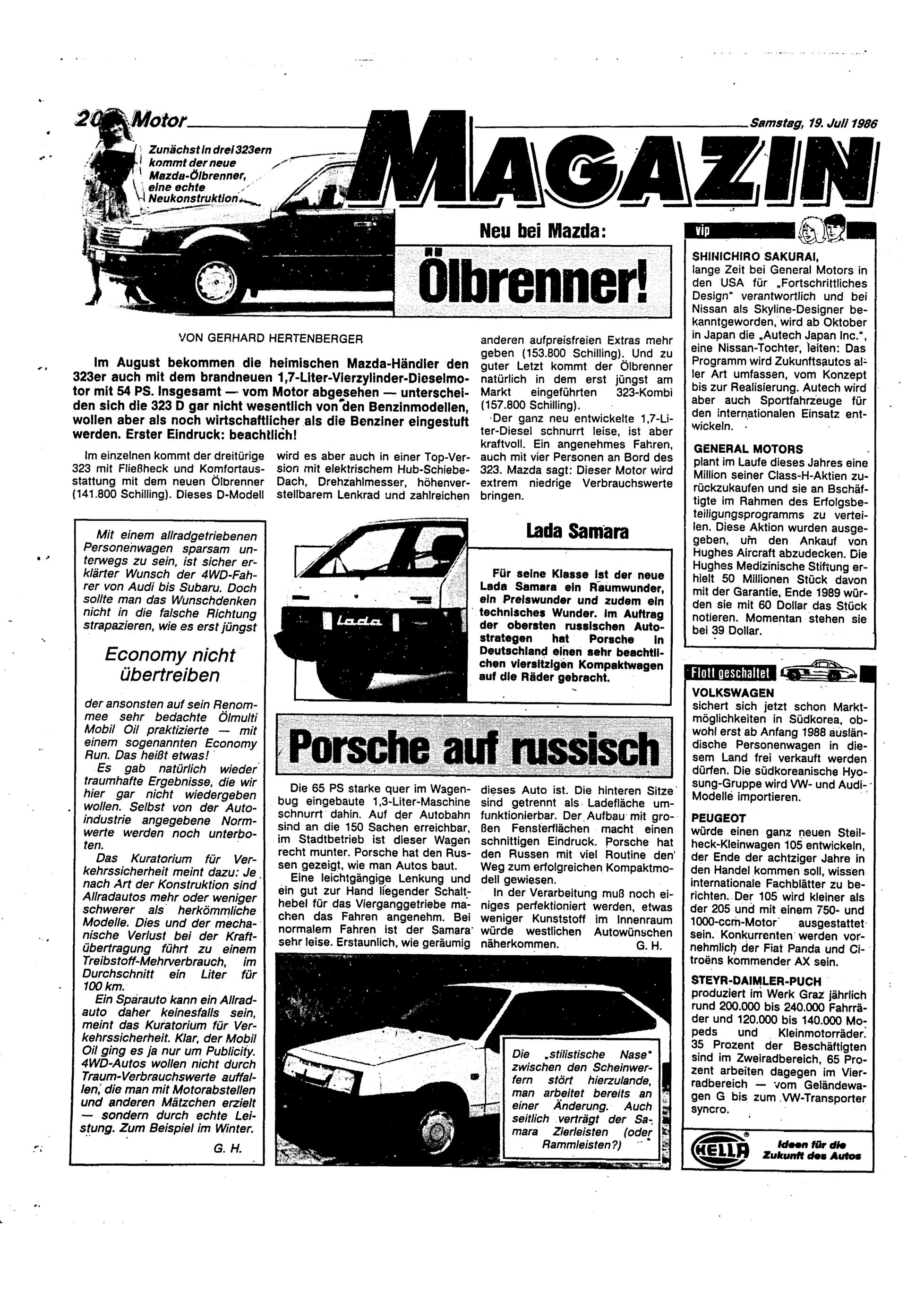 Ausgabe Sa. 19.07.1986, Seite 20
