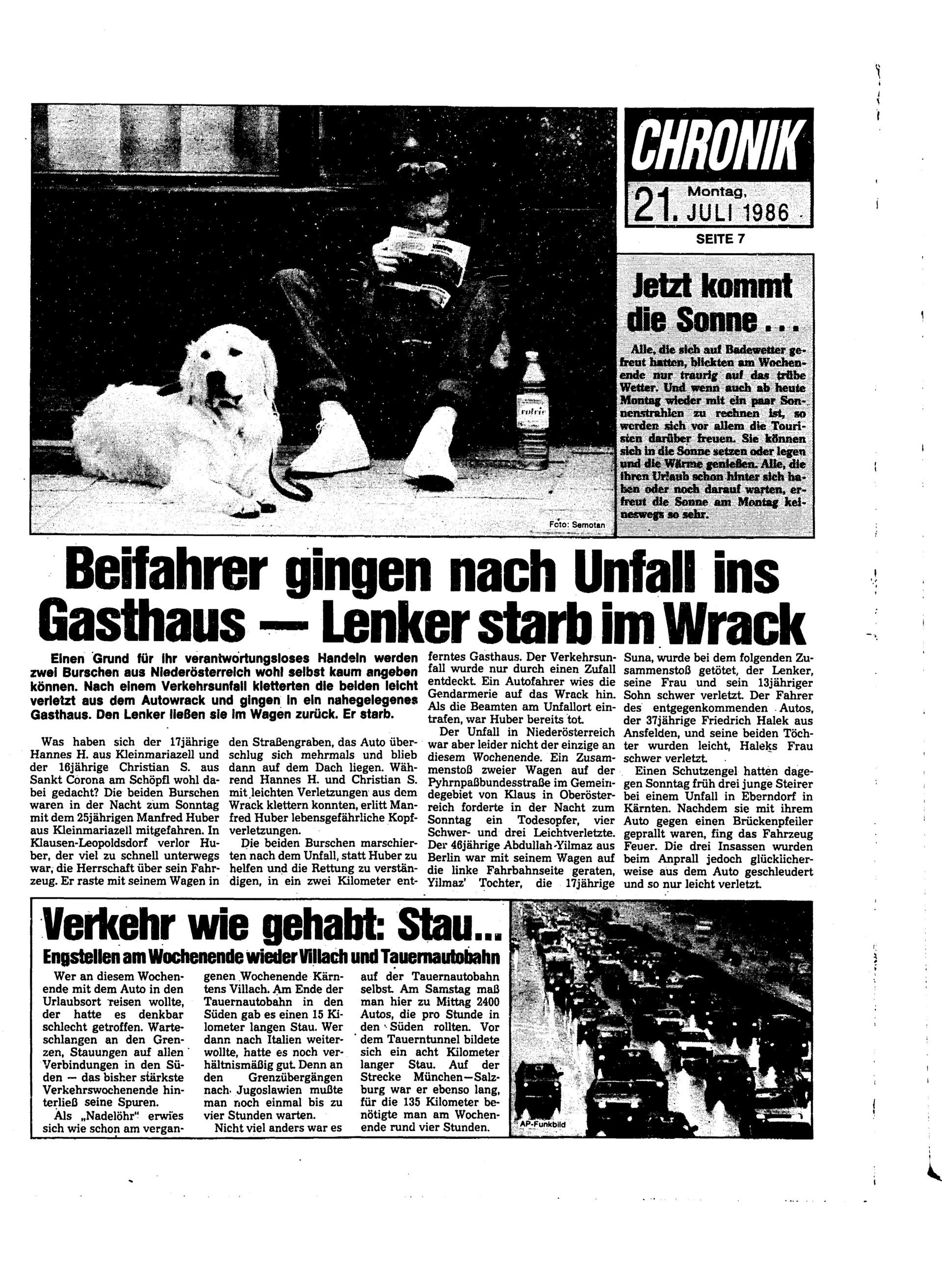 Ausgabe Mo. 21.07.1986, Seite 7
