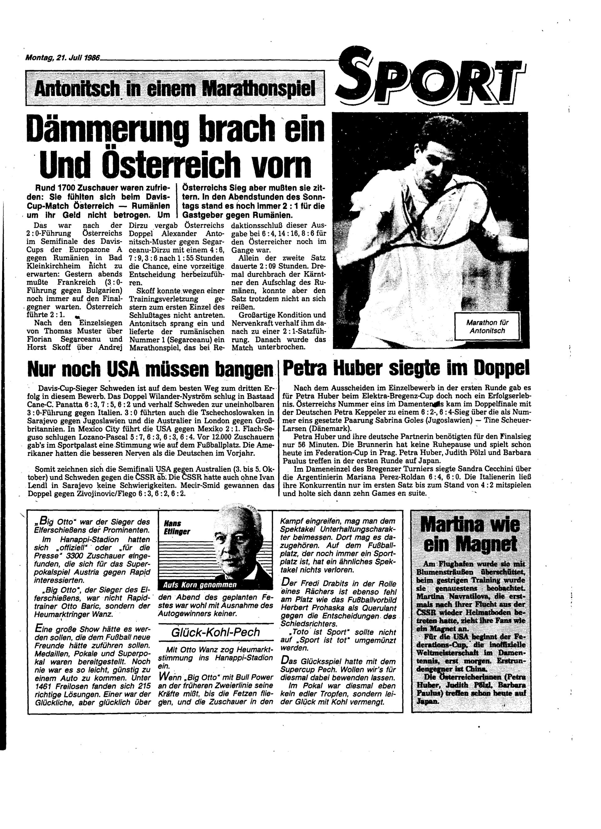 Ausgabe Mo. 21.07.1986, Seite 11