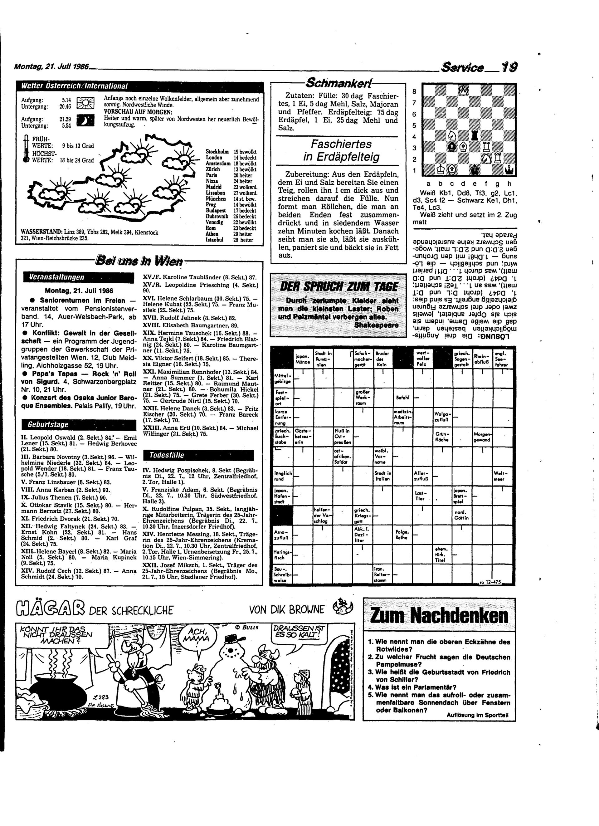 Ausgabe Mo. 21.07.1986, Seite 19