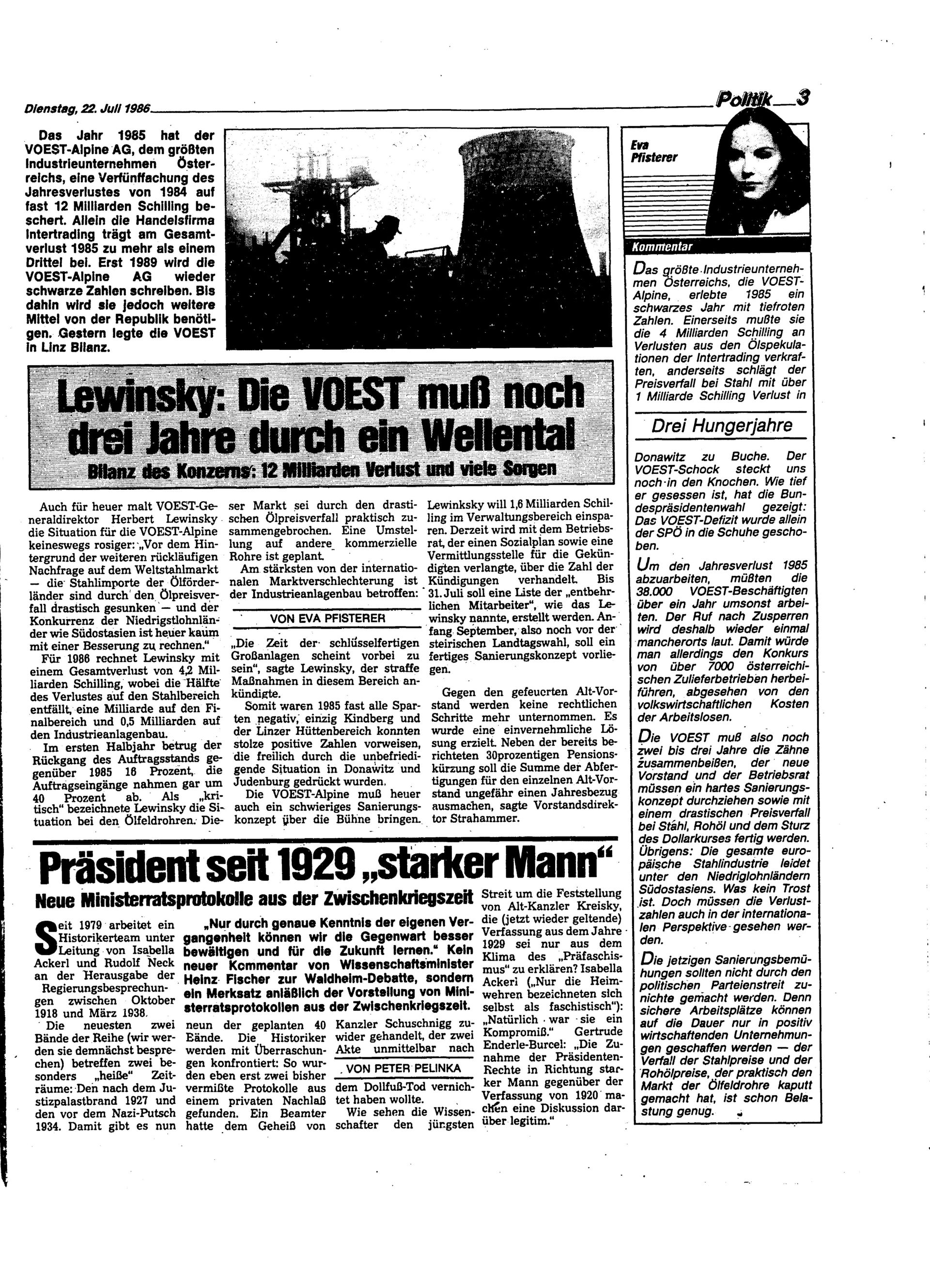 Ausgabe Di. 22.07.1986, Seite 3