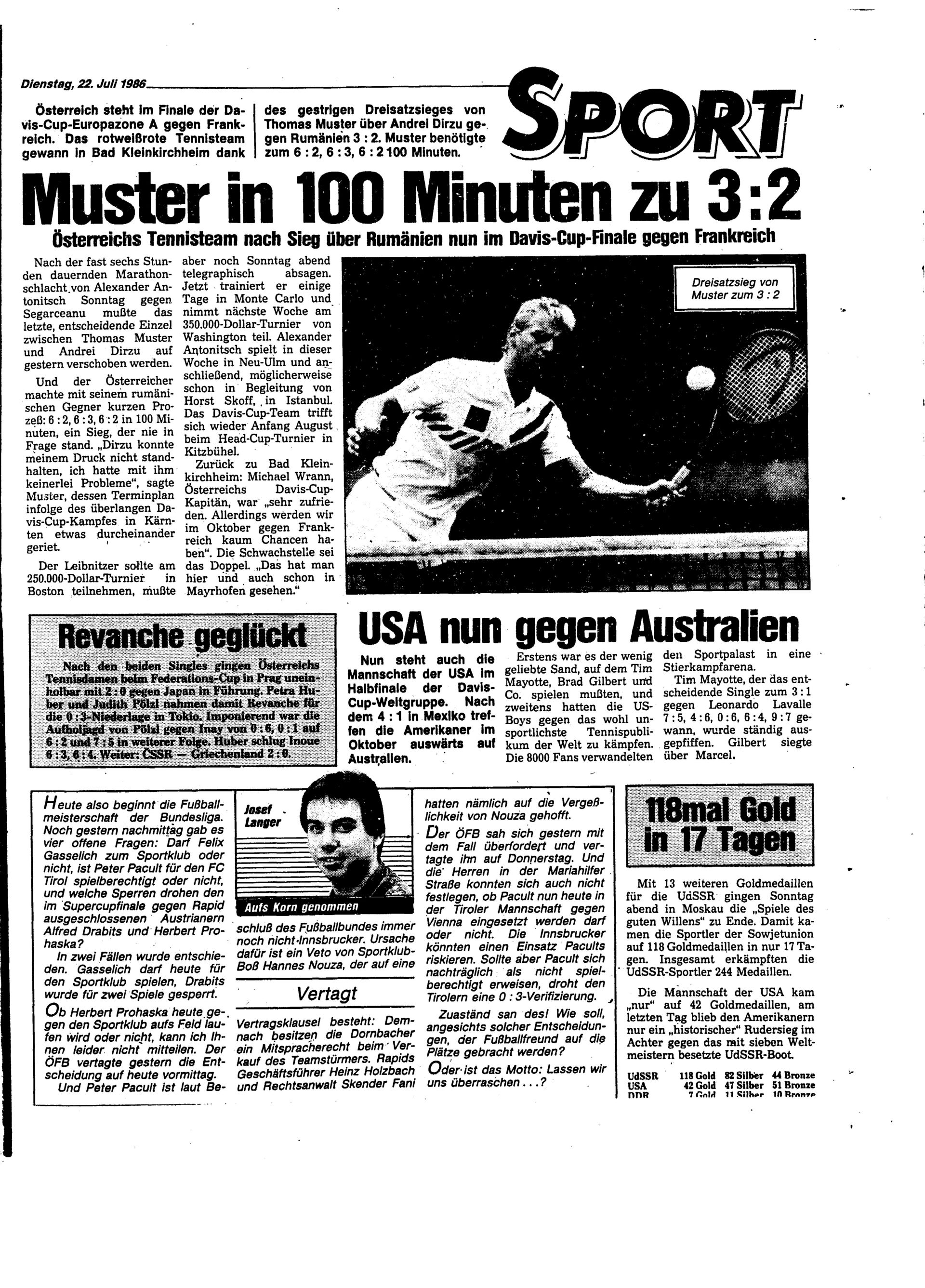 Ausgabe Di. 22.07.1986, Seite 21