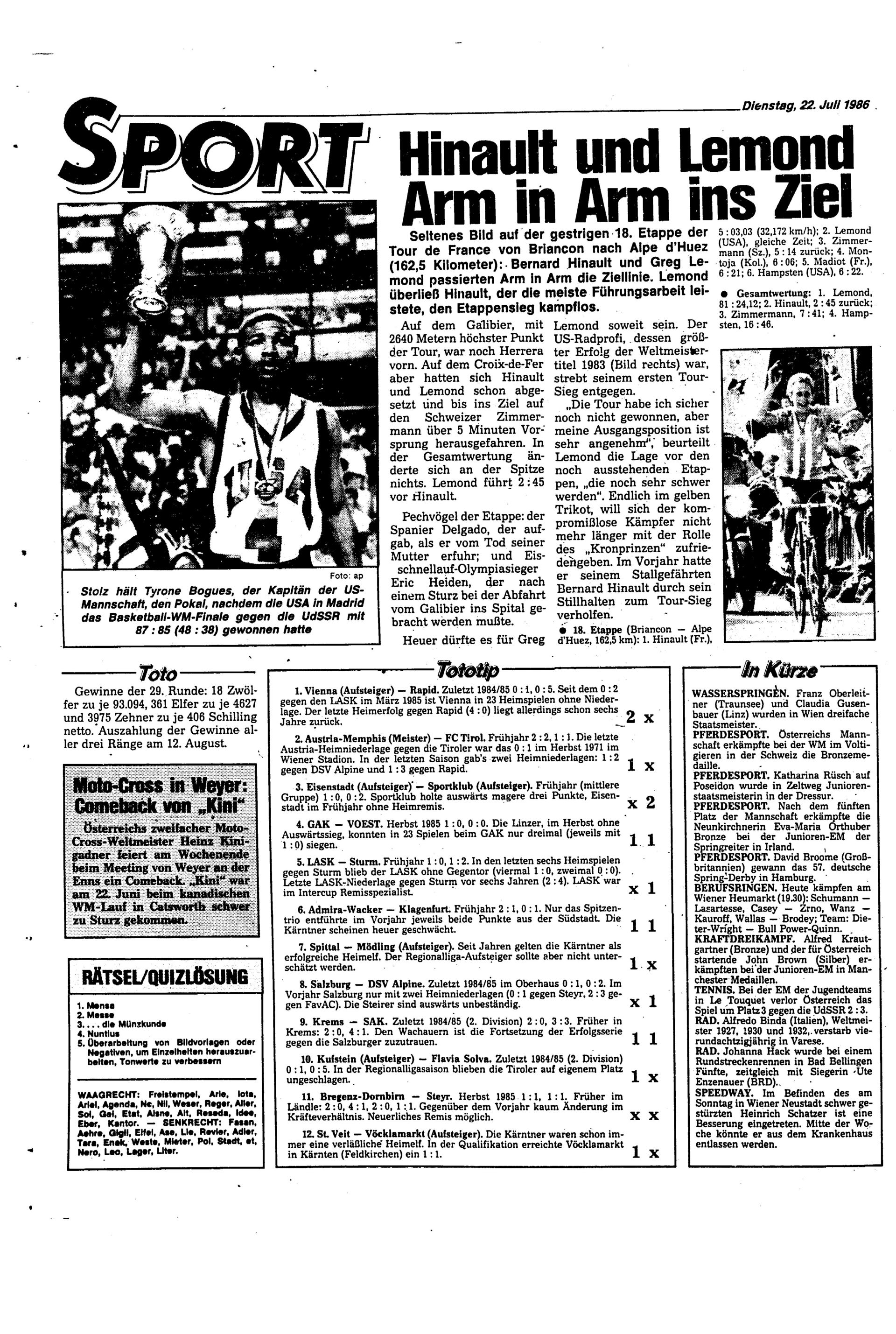 Ausgabe Di. 22.07.1986, Seite 24