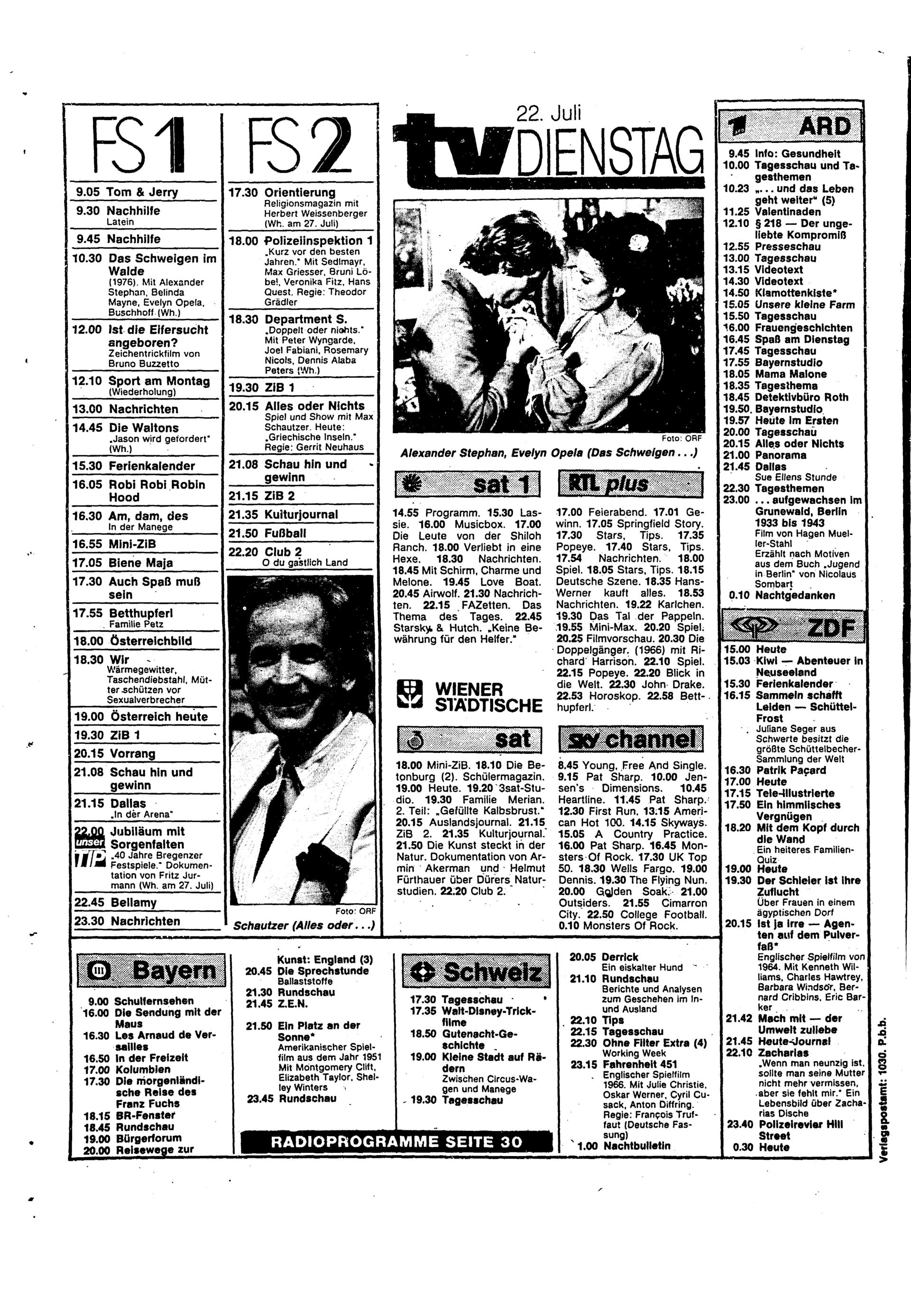 Ausgabe Di. 22.07.1986, Seite 32