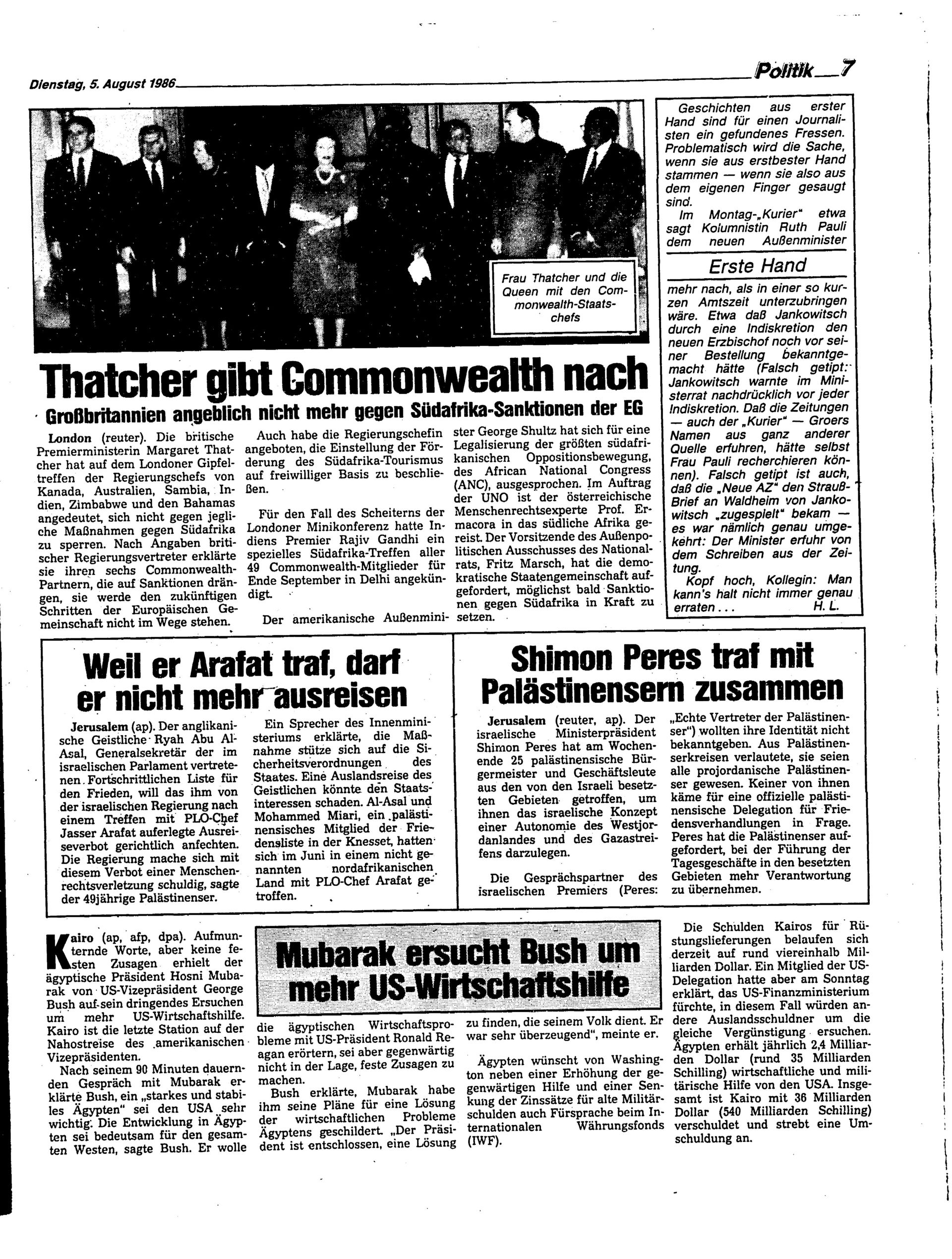 Ausgabe Di. 05.08.1986, Seite 7