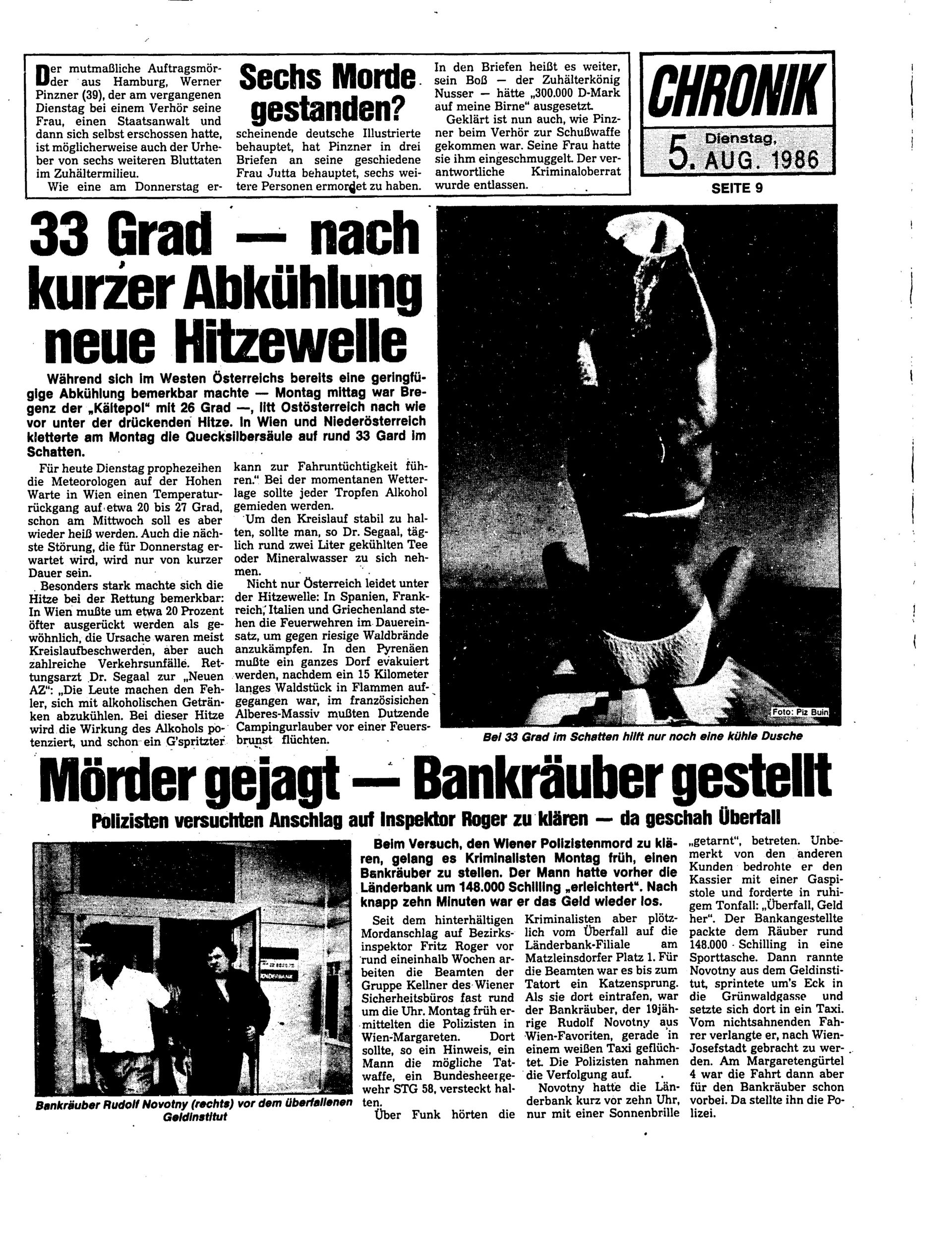 Ausgabe Di. 05.08.1986, Seite 9