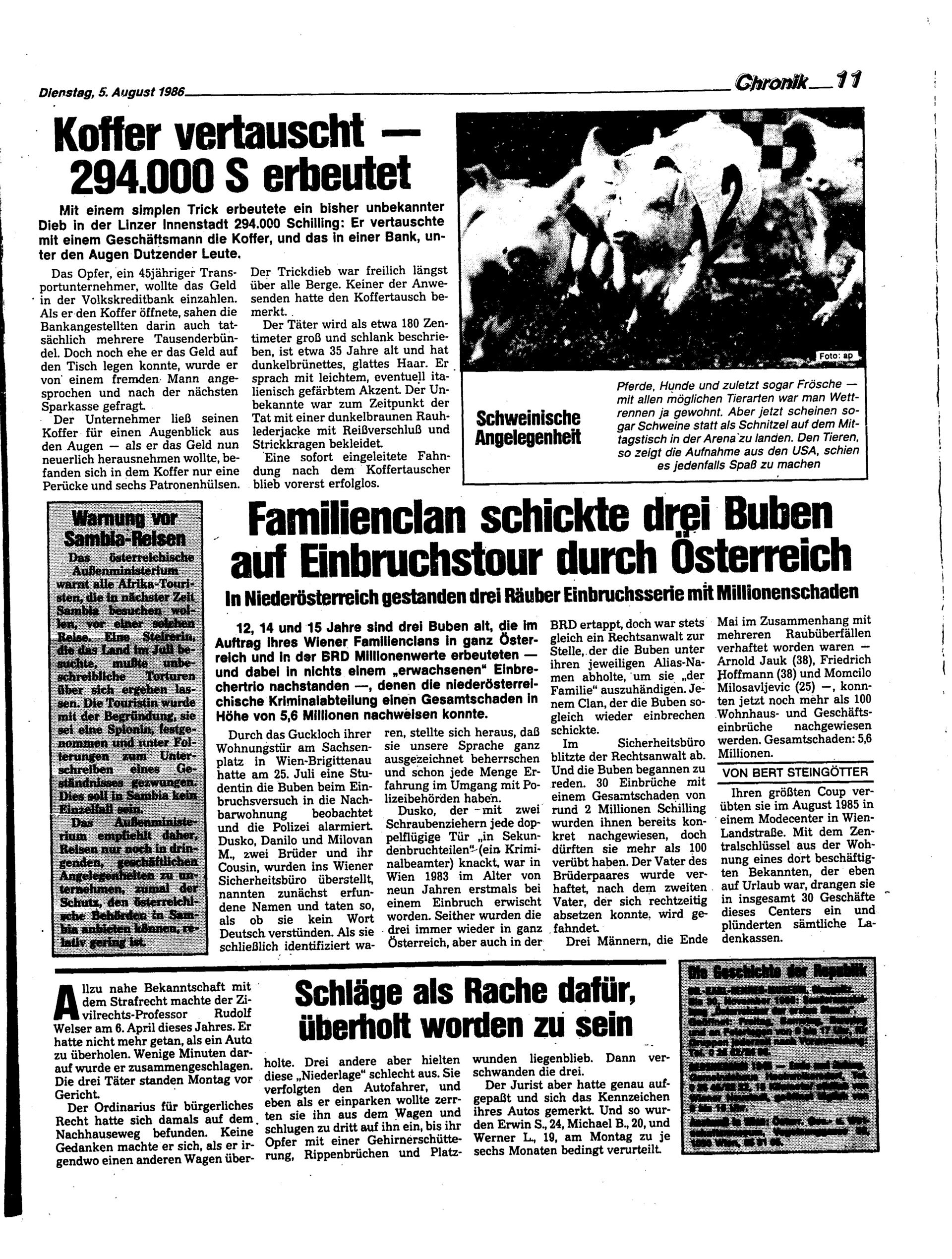 Ausgabe Di. 05.08.1986, Seite 11