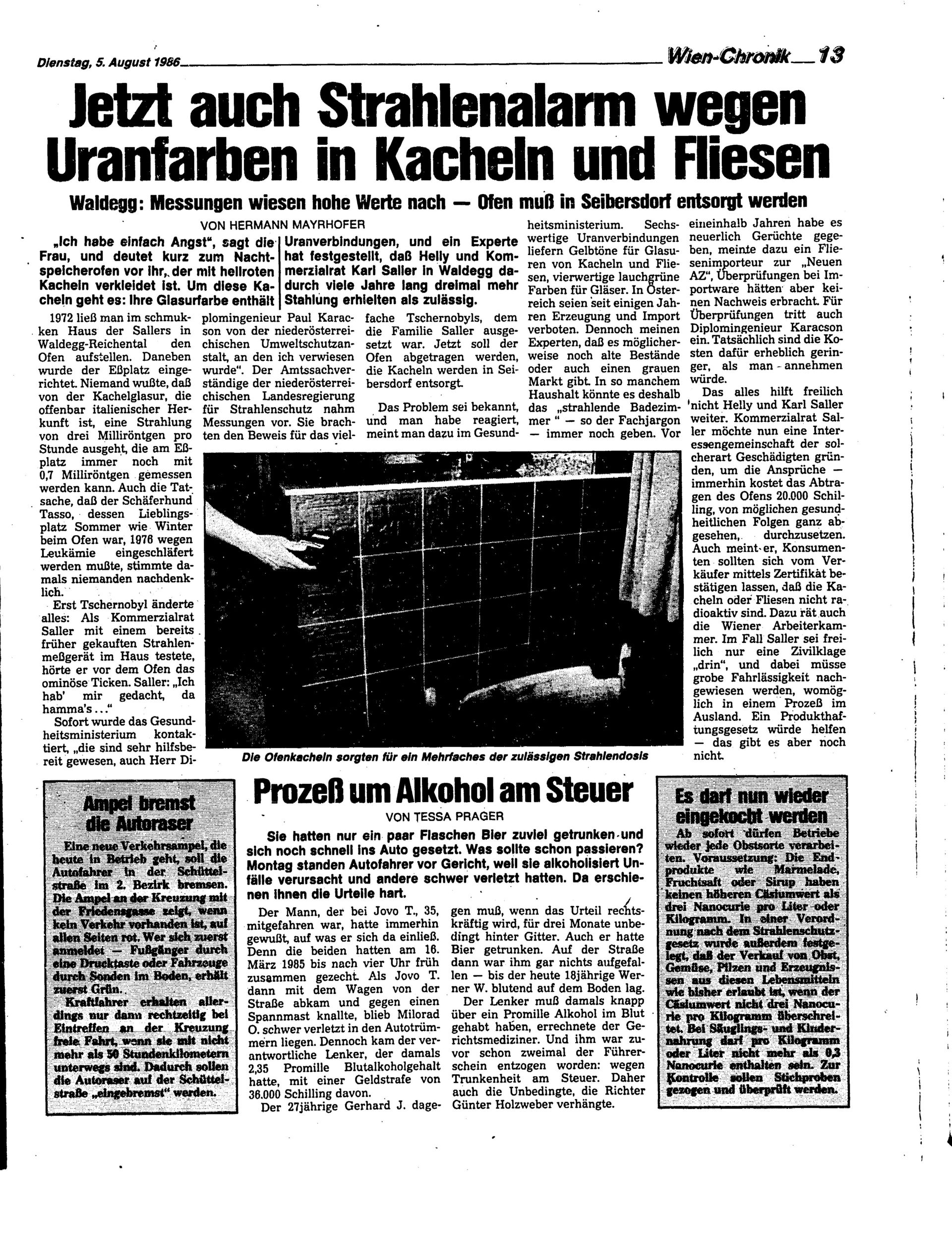 Ausgabe Di. 05.08.1986, Seite 13