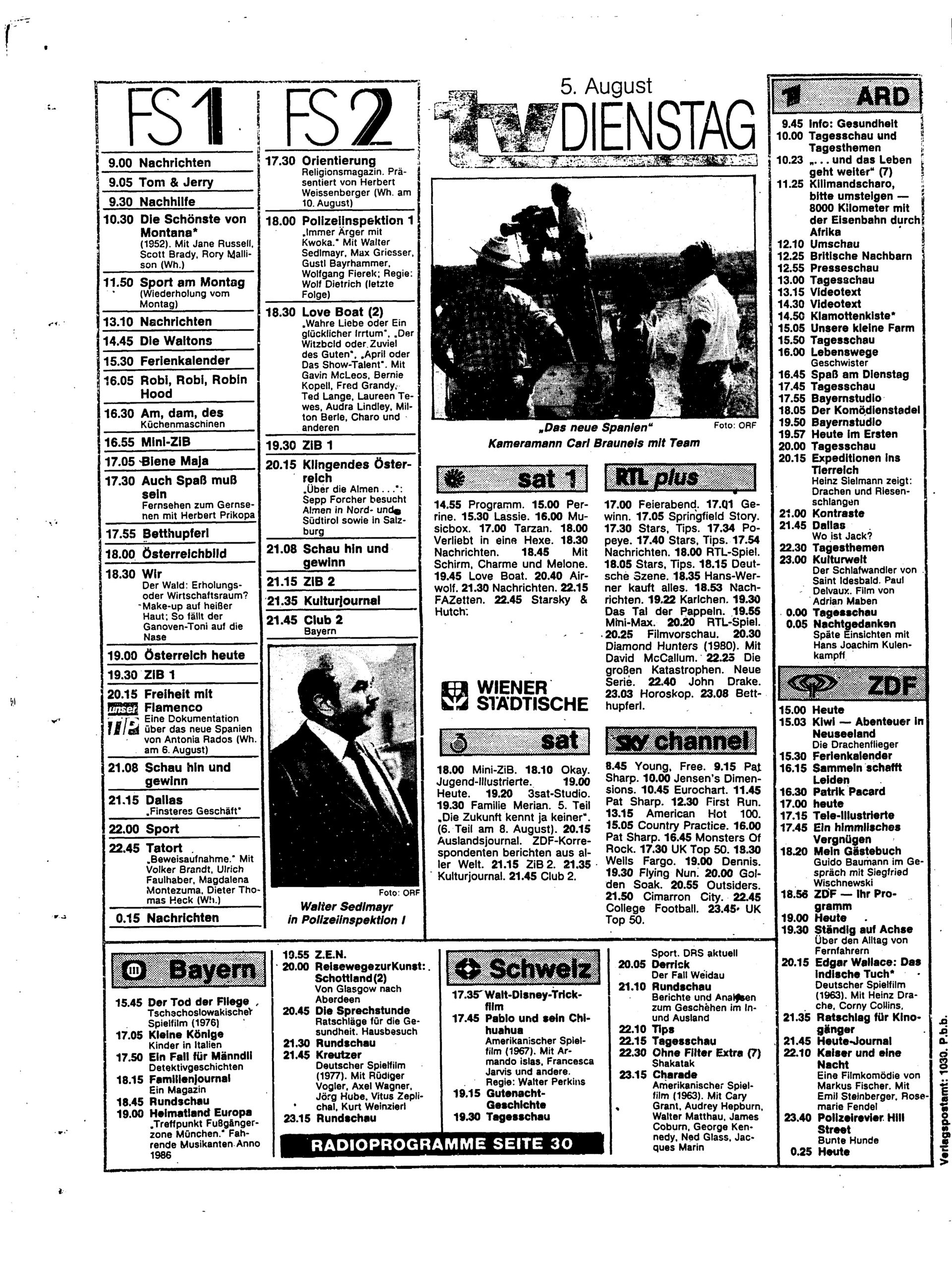 Ausgabe Di. 05.08.1986, Seite 32