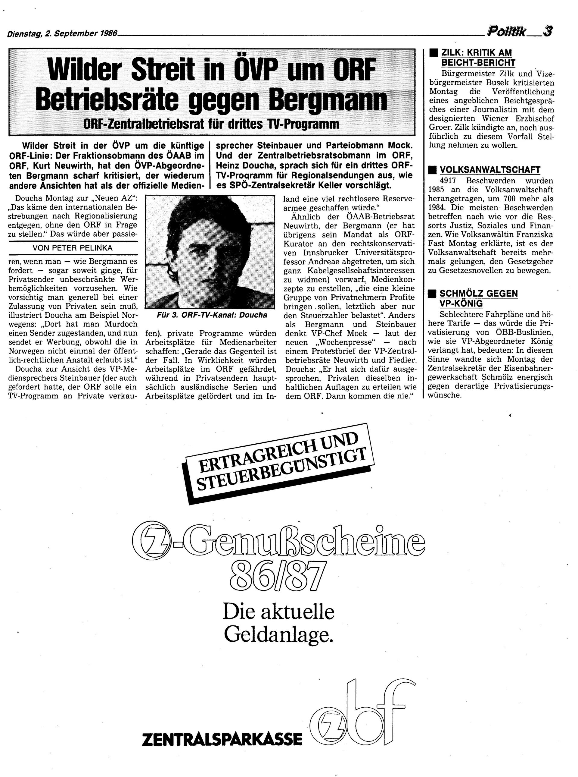 Ausgabe Di. 02.09.1986, Seite 3