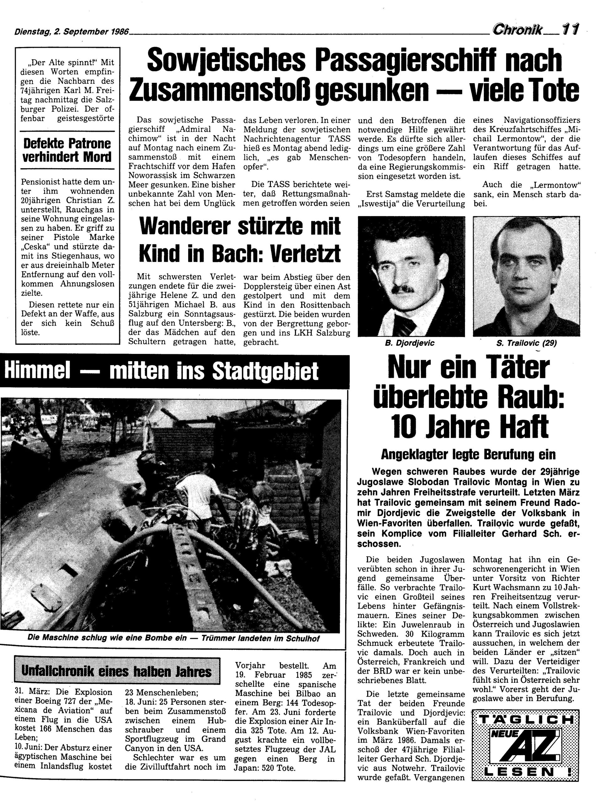 Ausgabe Di. 02.09.1986, Seite 11