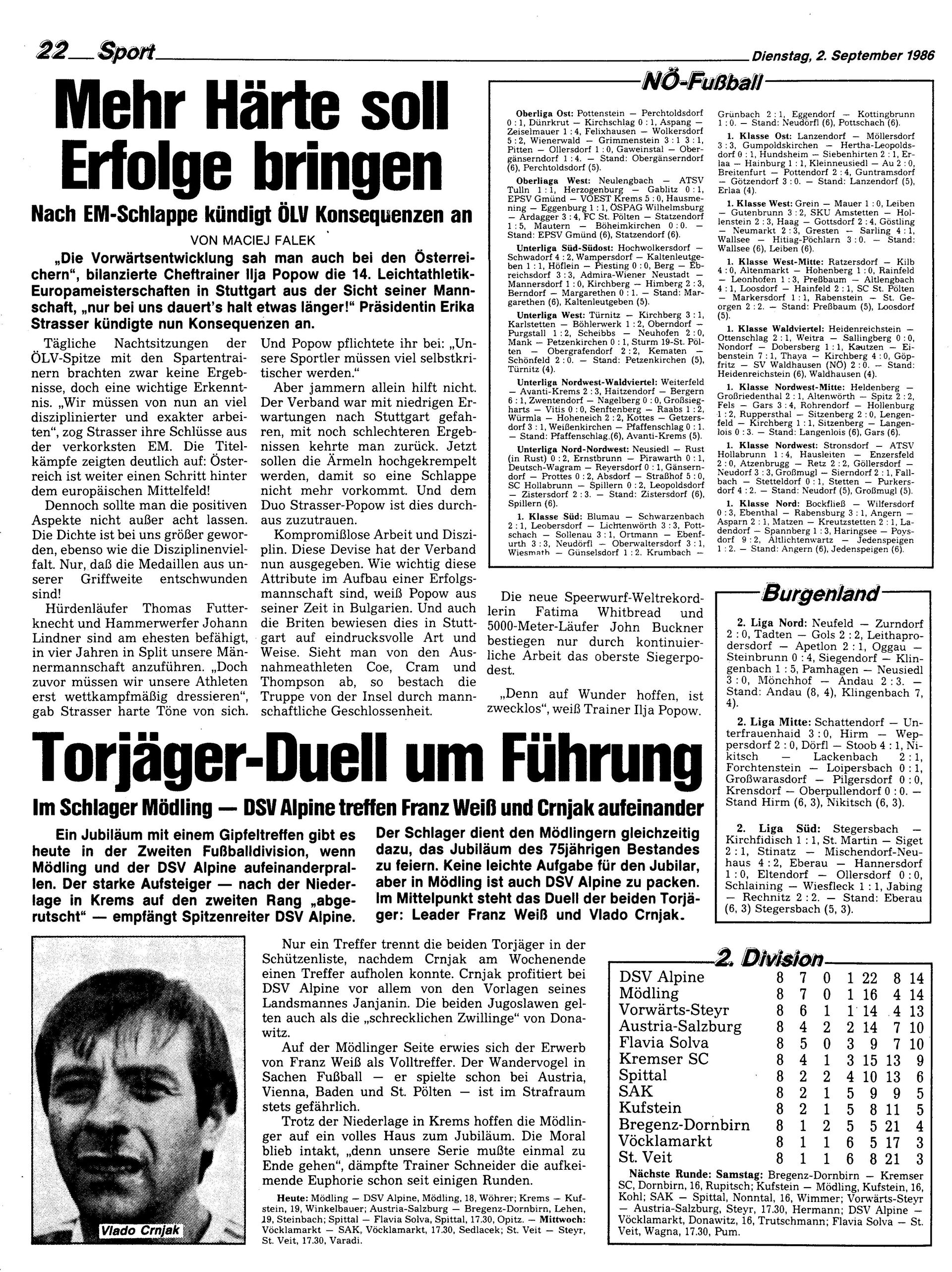 Ausgabe Di. 02.09.1986, Seite 22