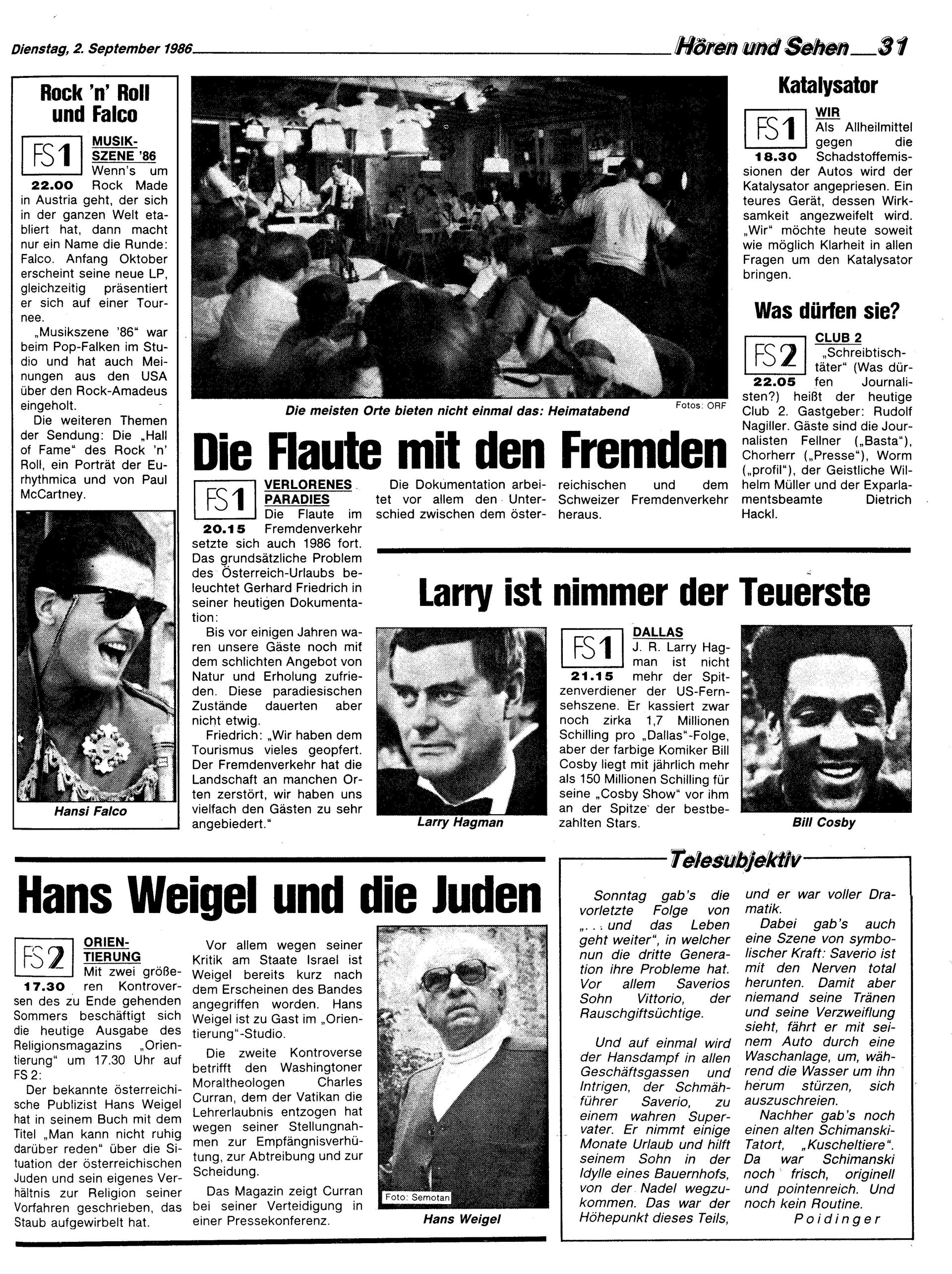 Ausgabe Di. 02.09.1986, Seite 31