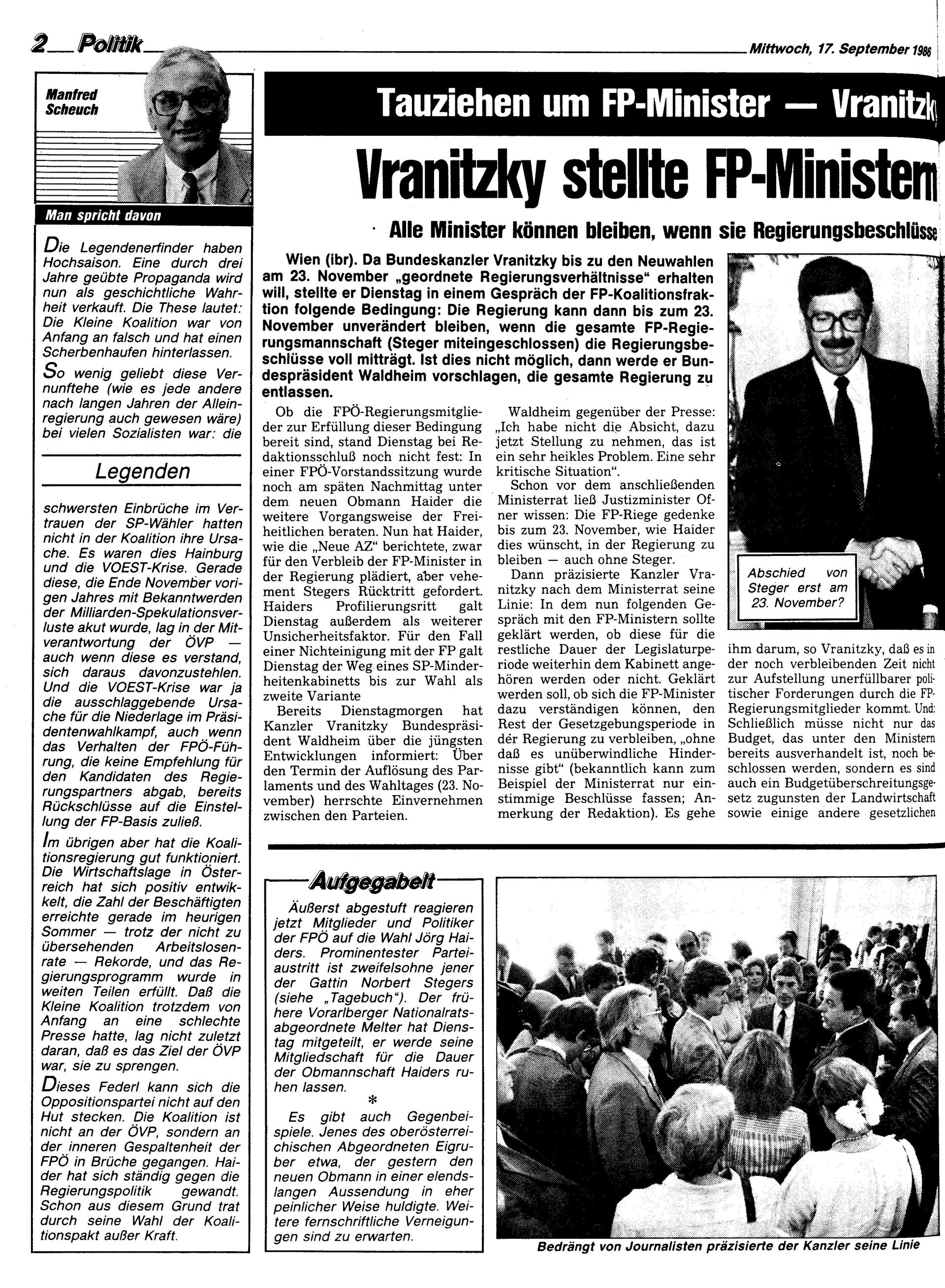 Ausgabe Mi. 17.09.1986, Seite 2