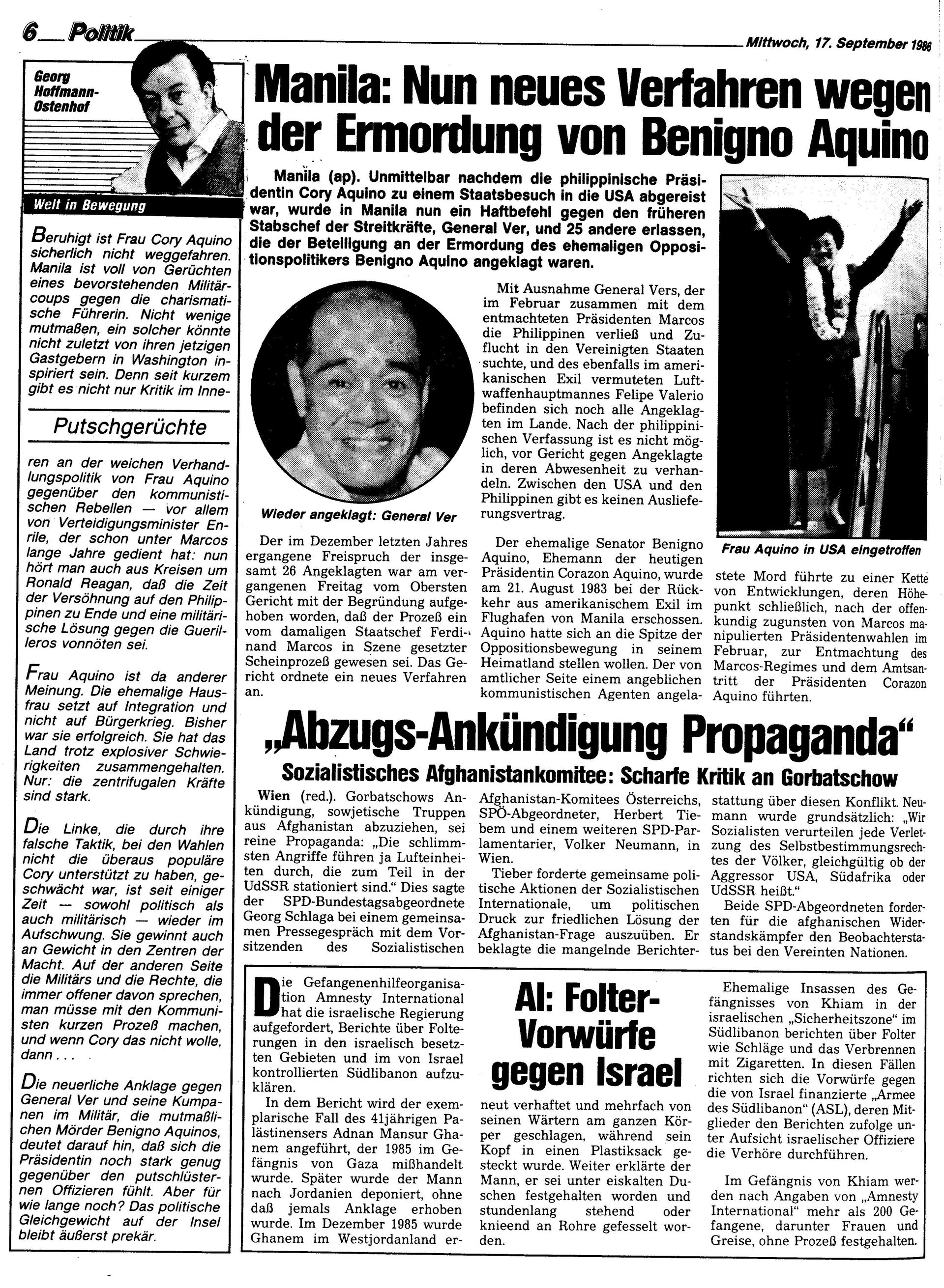 Ausgabe Mi. 17.09.1986, Seite 6