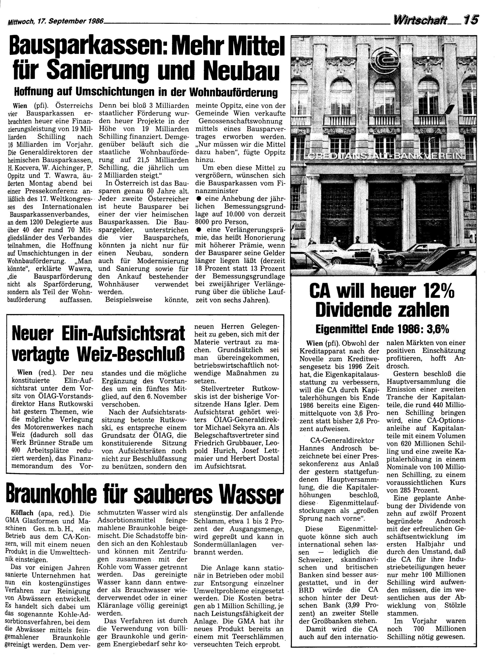 Ausgabe Mi. 17.09.1986, Seite 15