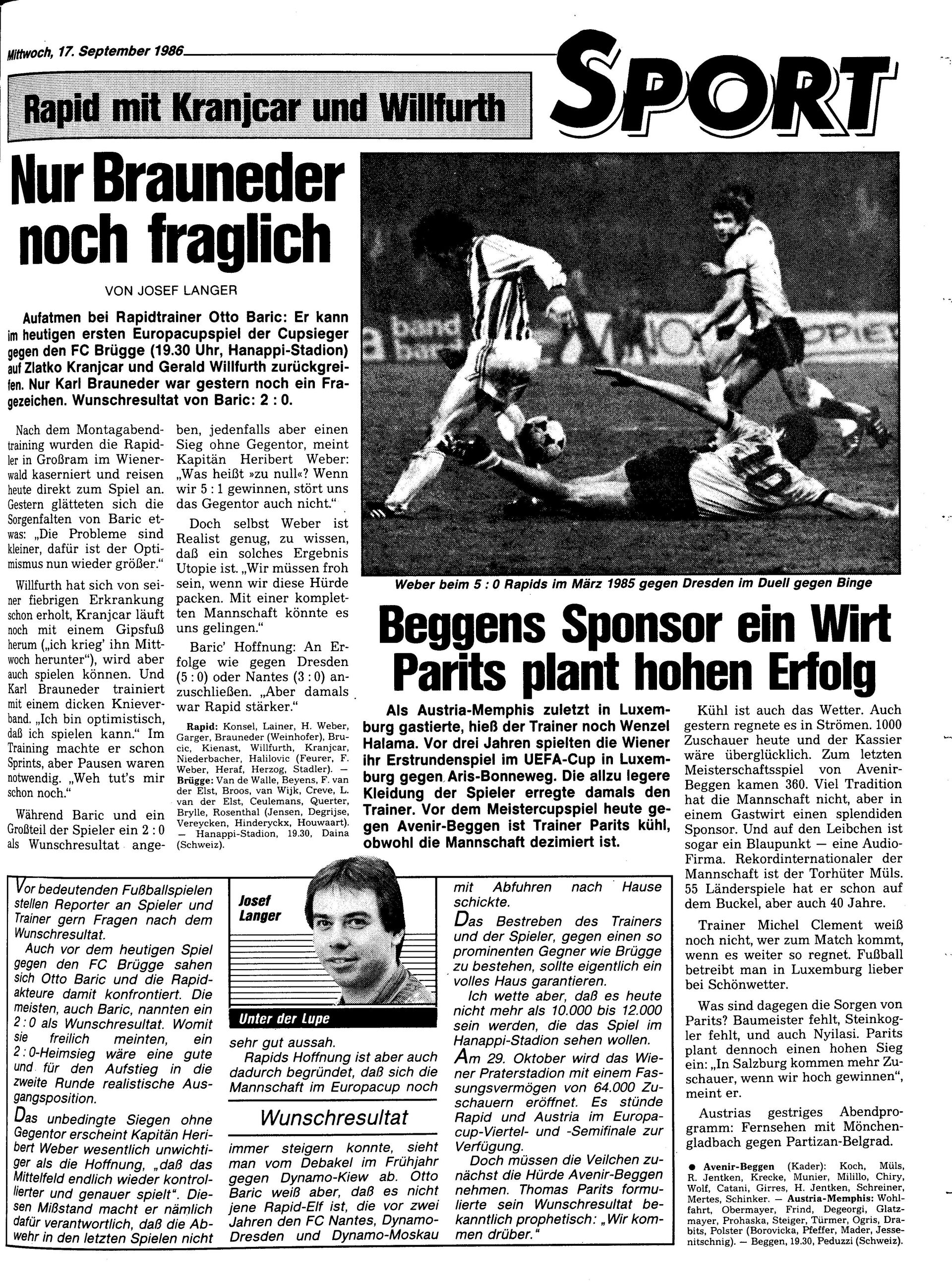 Ausgabe Mi. 17.09.1986, Seite 21