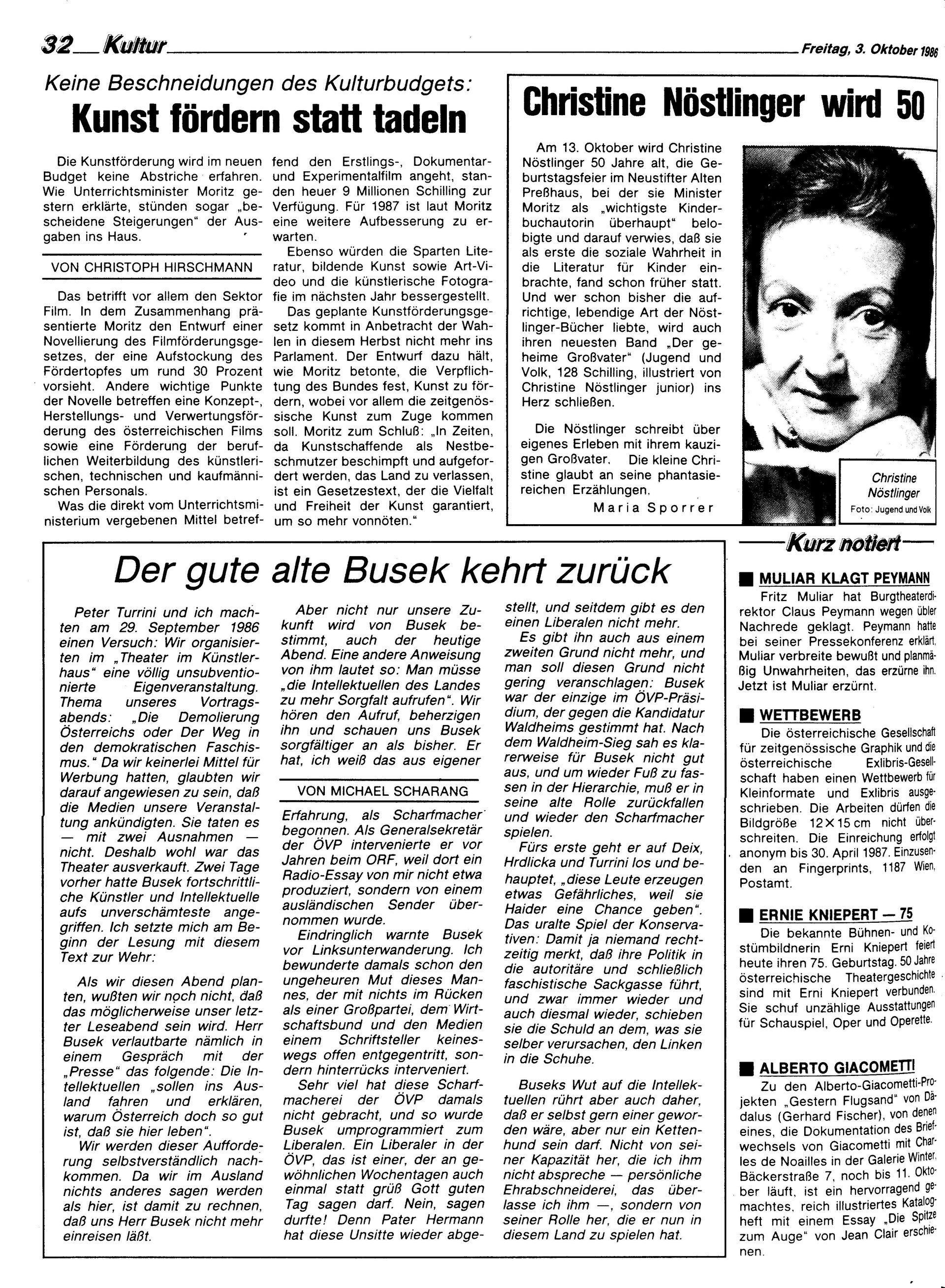Ausgabe Fr. 03.10.1986, Seite 32
