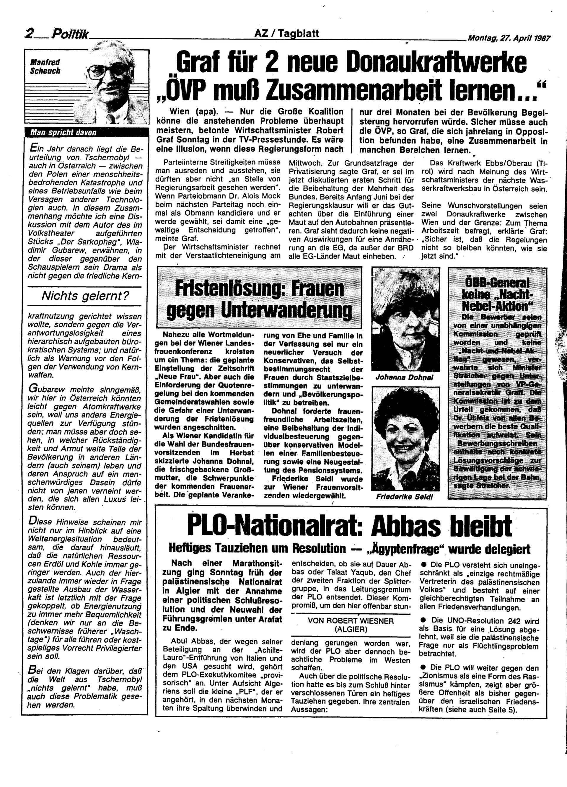 Ausgabe Mo. 27.04.1987, Seite 2