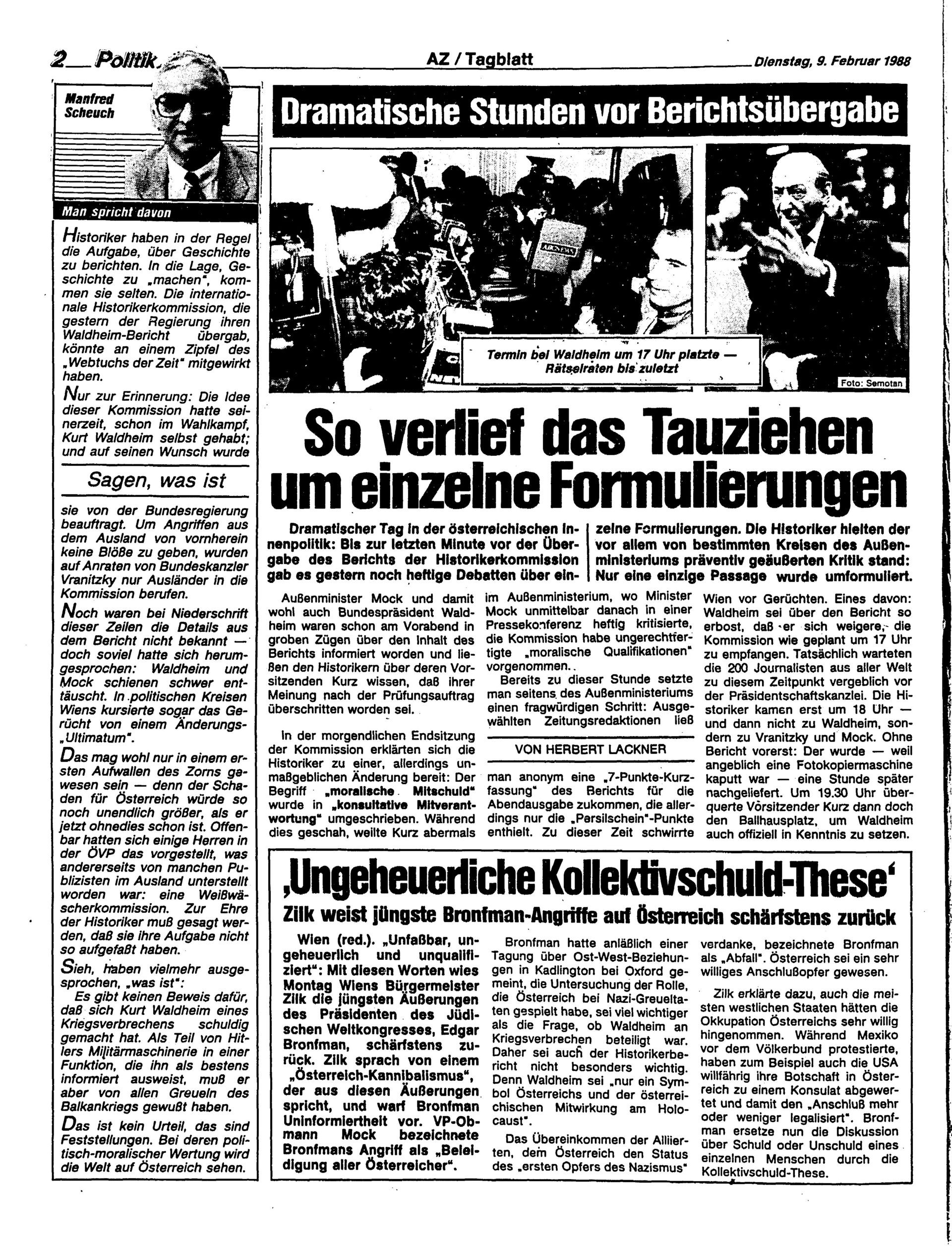 Ausgabe Di. 09.02.1988, Seite 2