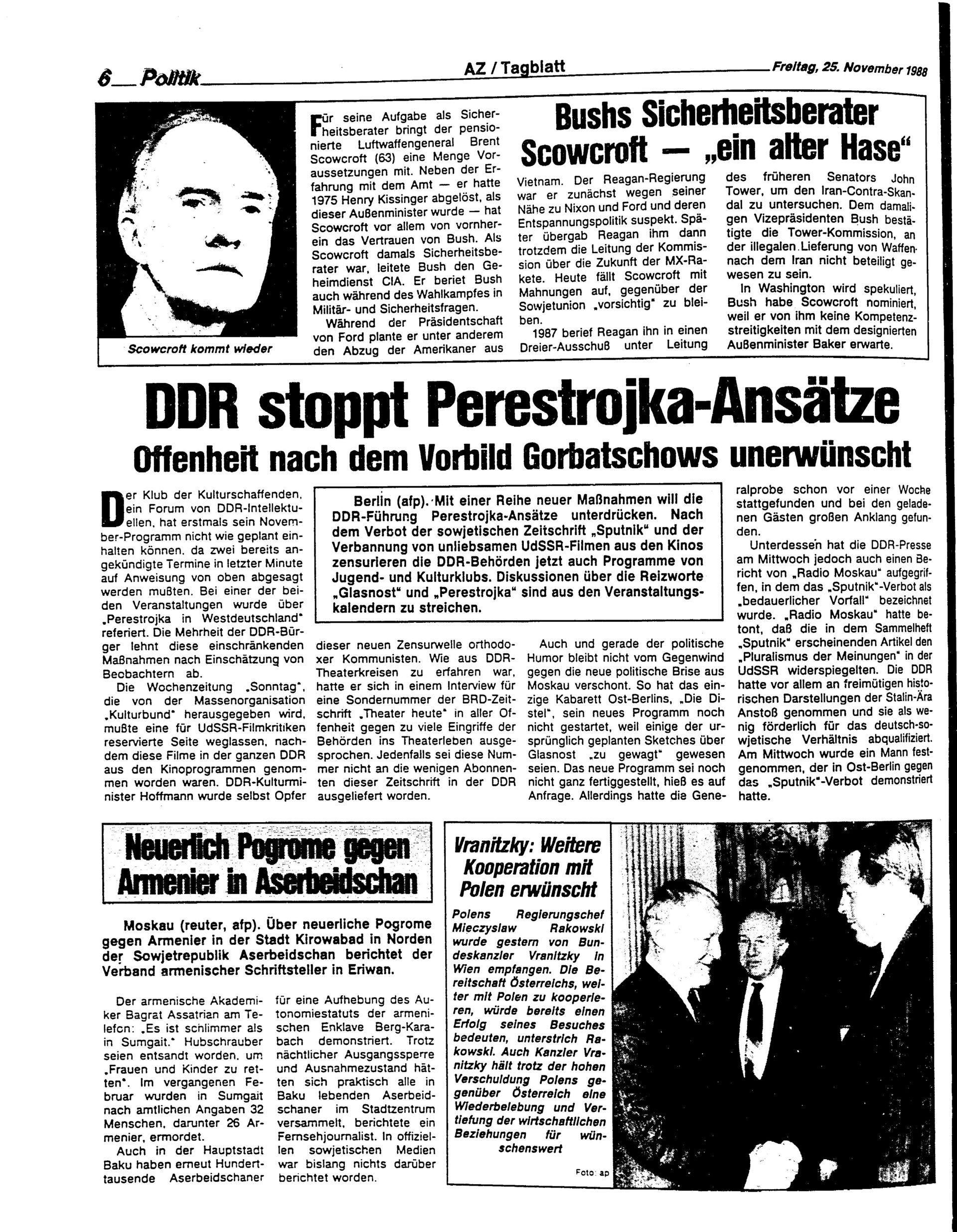 Ausgabe Fr. 25.11.1988, Seite 6