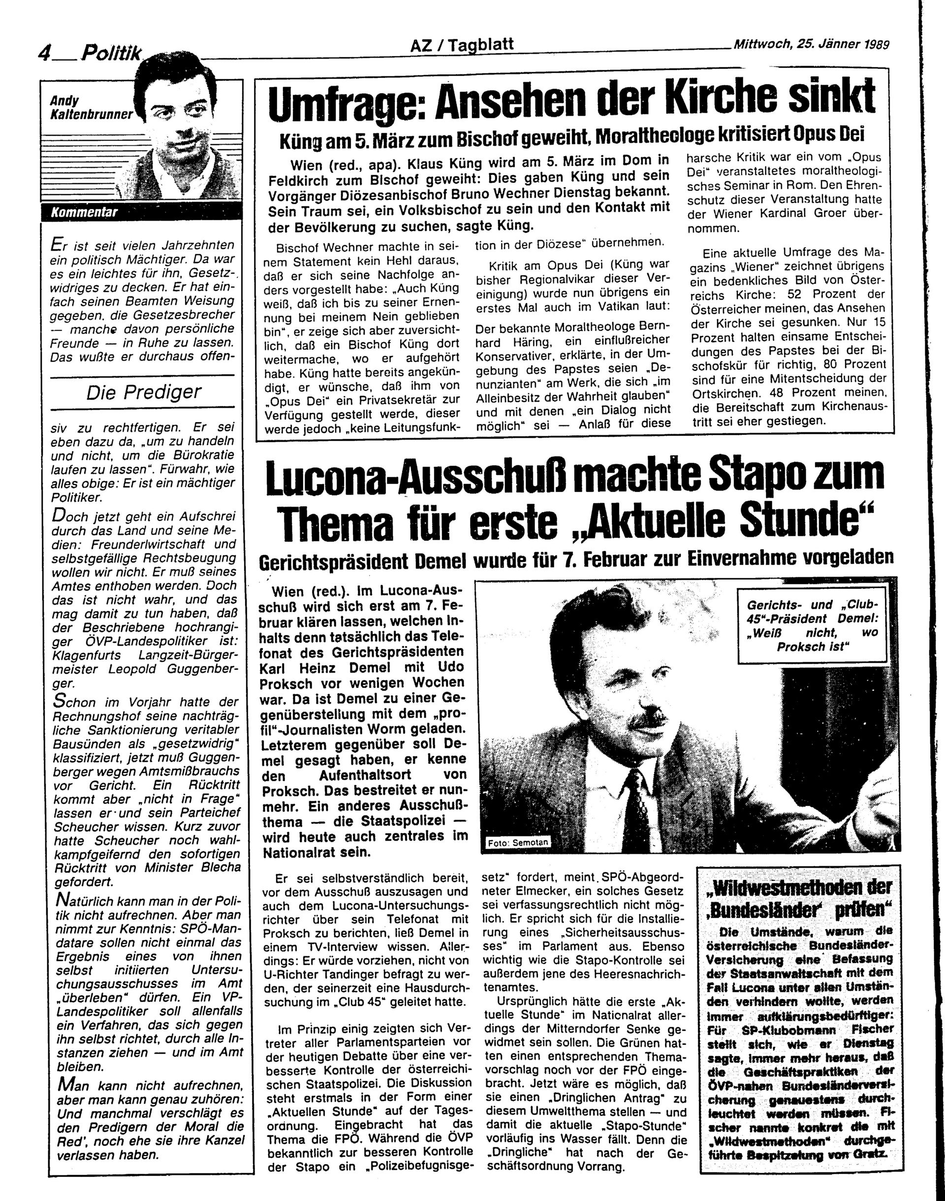 Ausgabe Mi. 25.01.1989, Seite 4