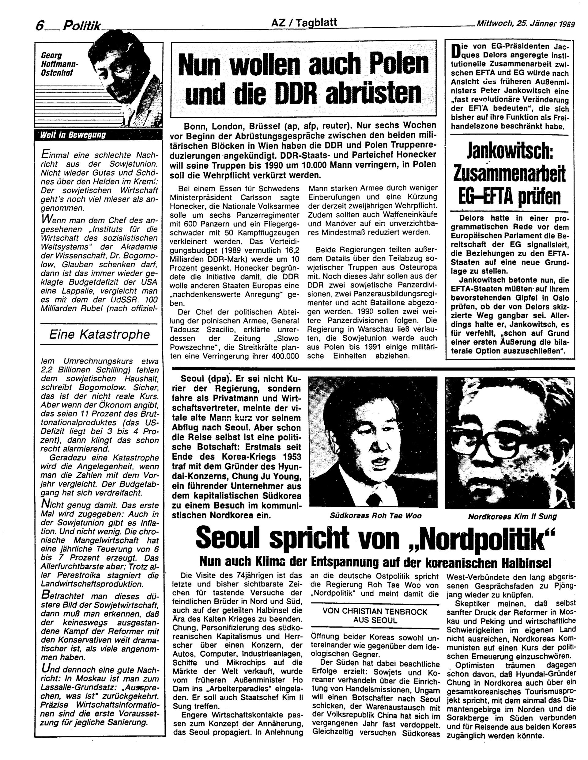 Ausgabe Mi. 25.01.1989, Seite 6