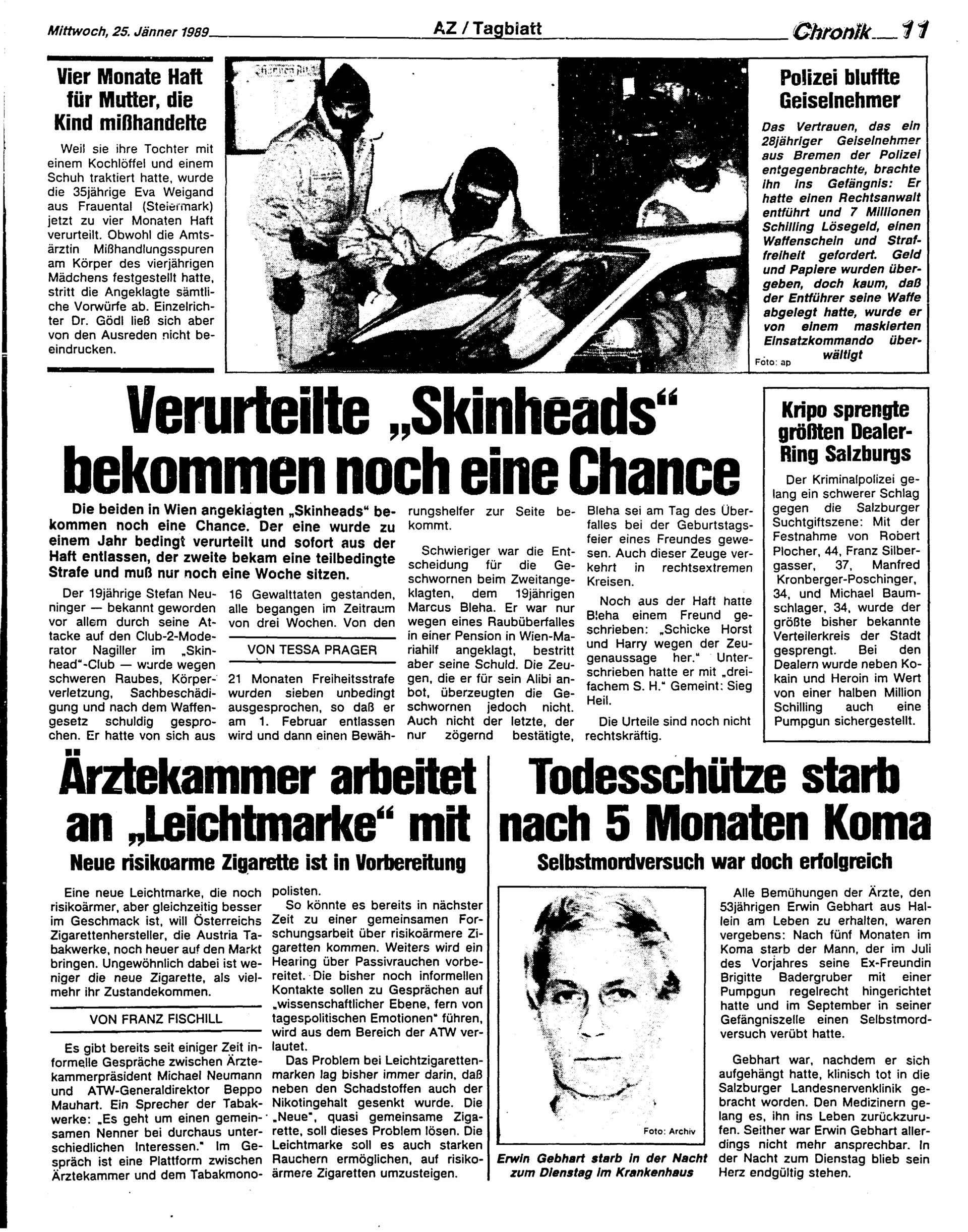 Ausgabe Mi. 25.01.1989, Seite 11