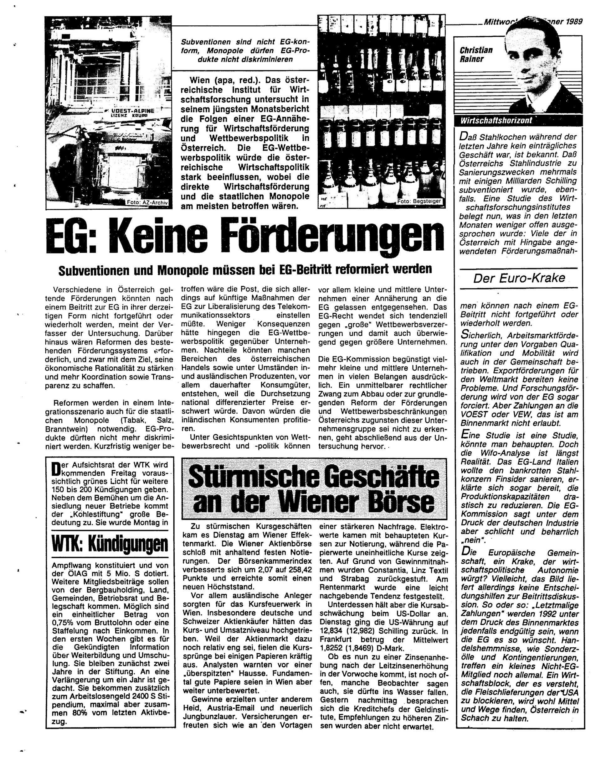 Ausgabe Mi. 25.01.1989, Seite 20