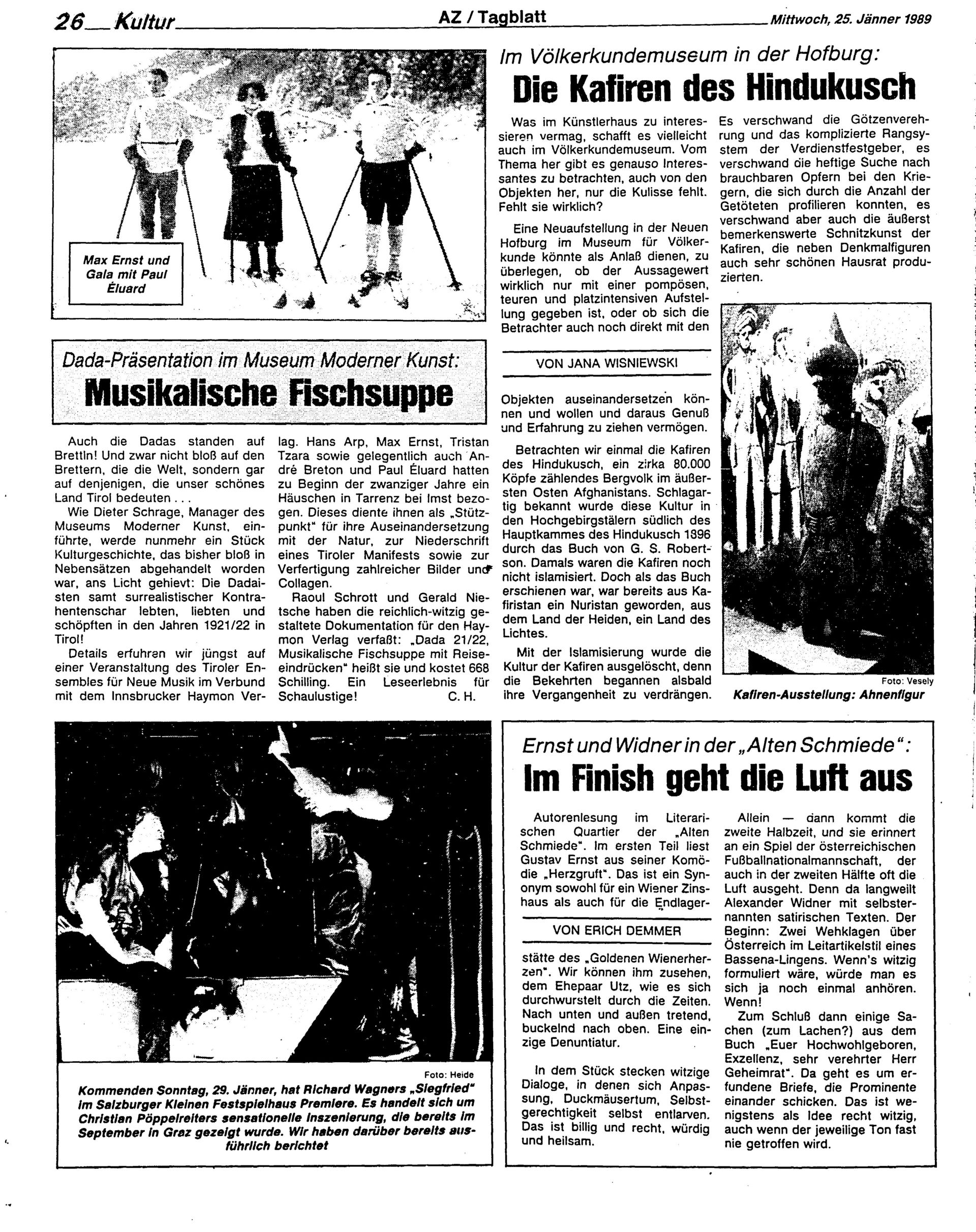 Ausgabe Mi. 25.01.1989, Seite 26