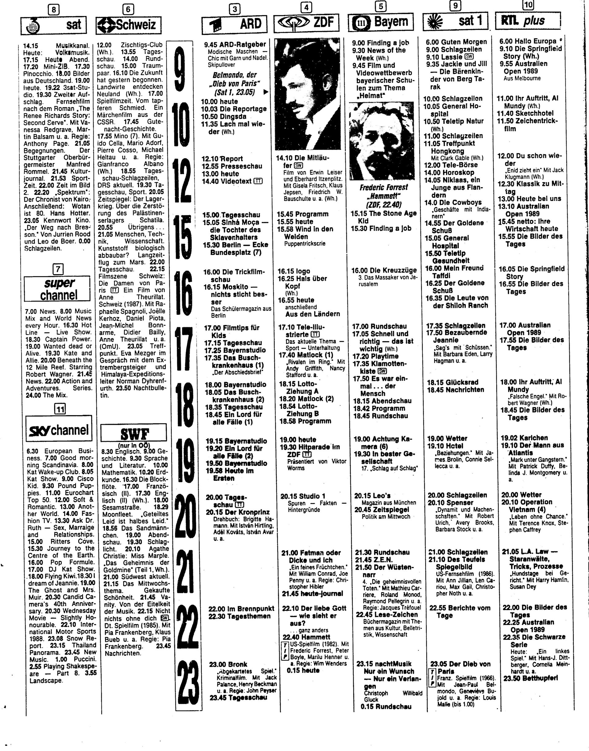 Ausgabe Mi. 25.01.1989, Seite 30