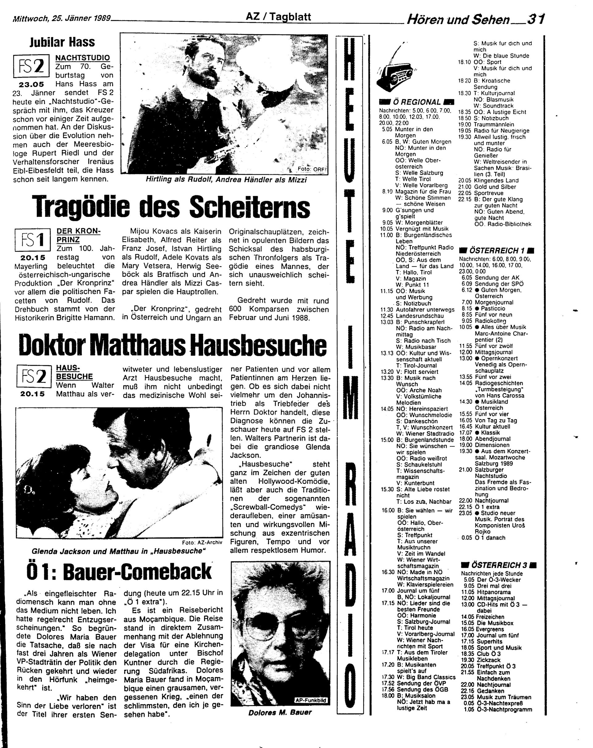 Ausgabe Mi. 25.01.1989, Seite 31