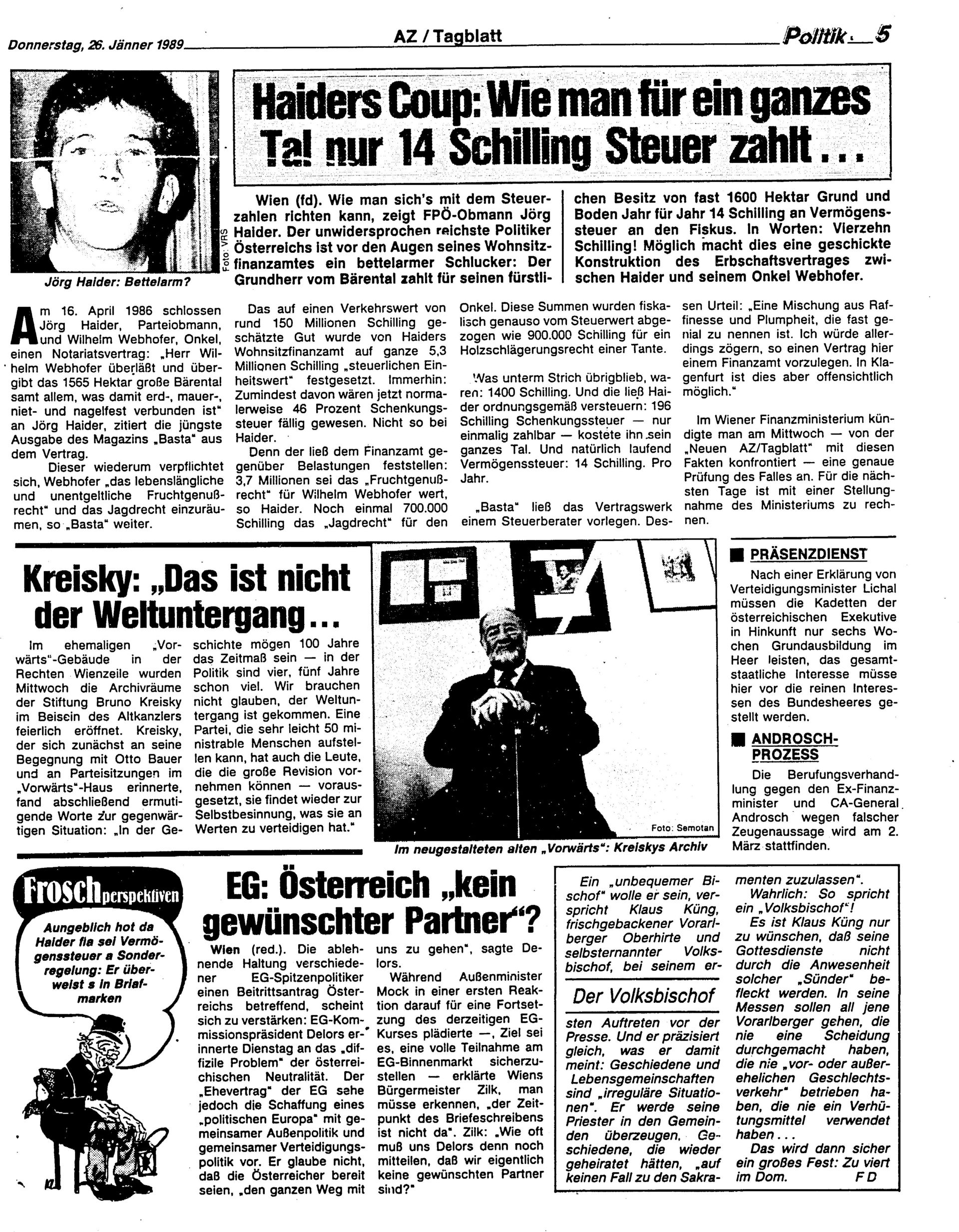 Ausgabe Do. 26.01.1989, Seite 5